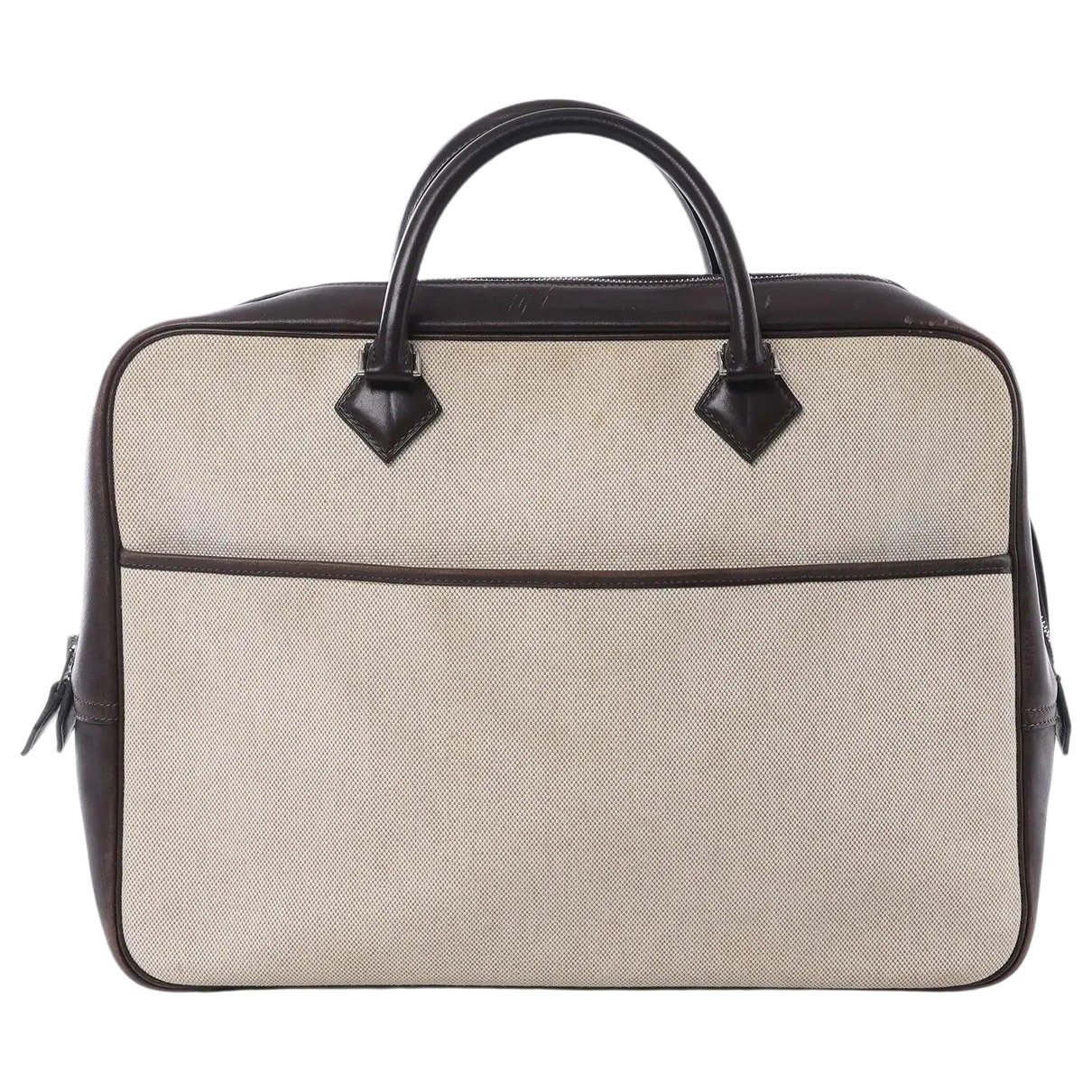 Hermes Plume Handbag Toile H Canvas