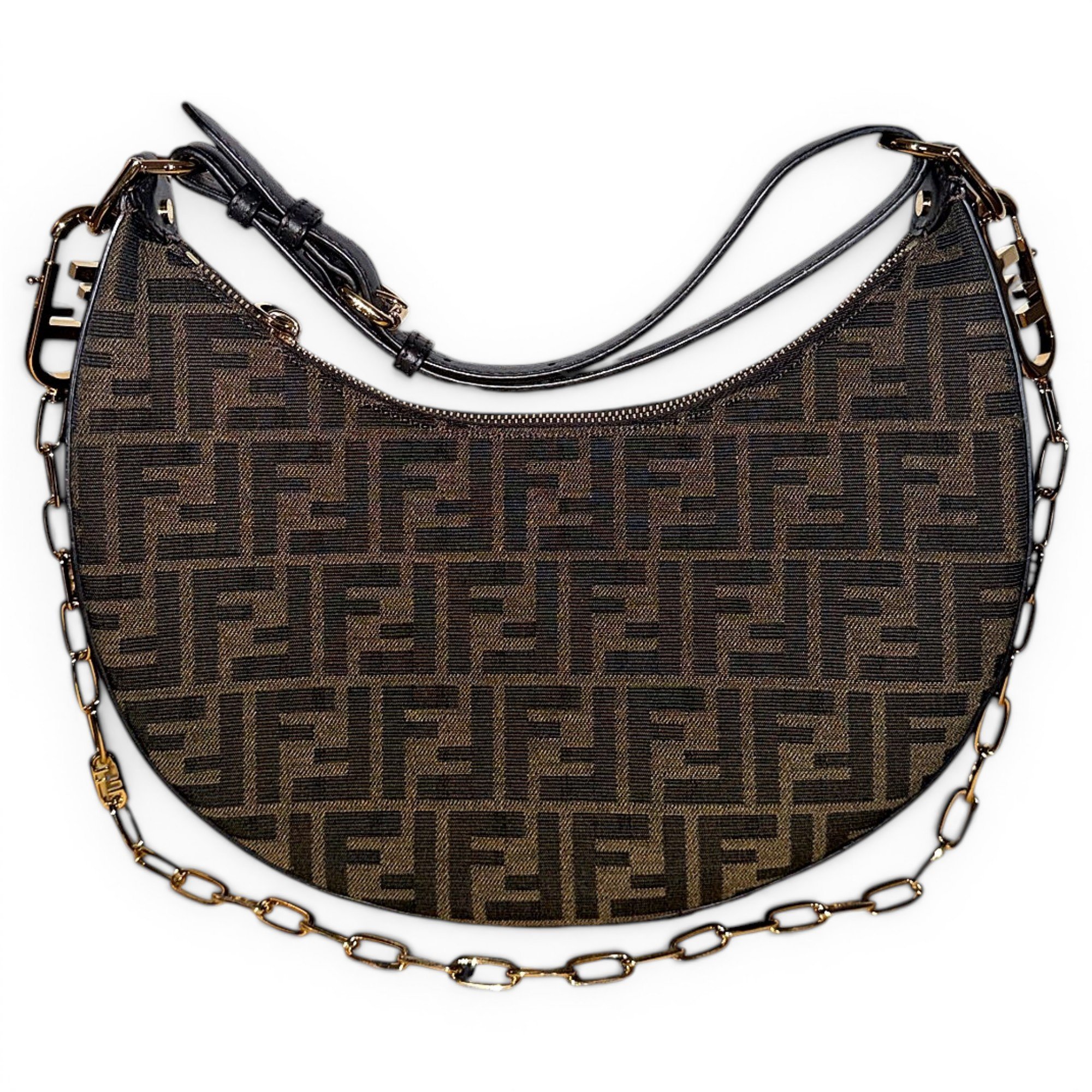 Fendigraphy cloth handbag