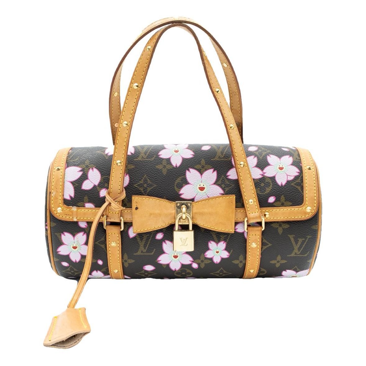 Papillon leather handbag