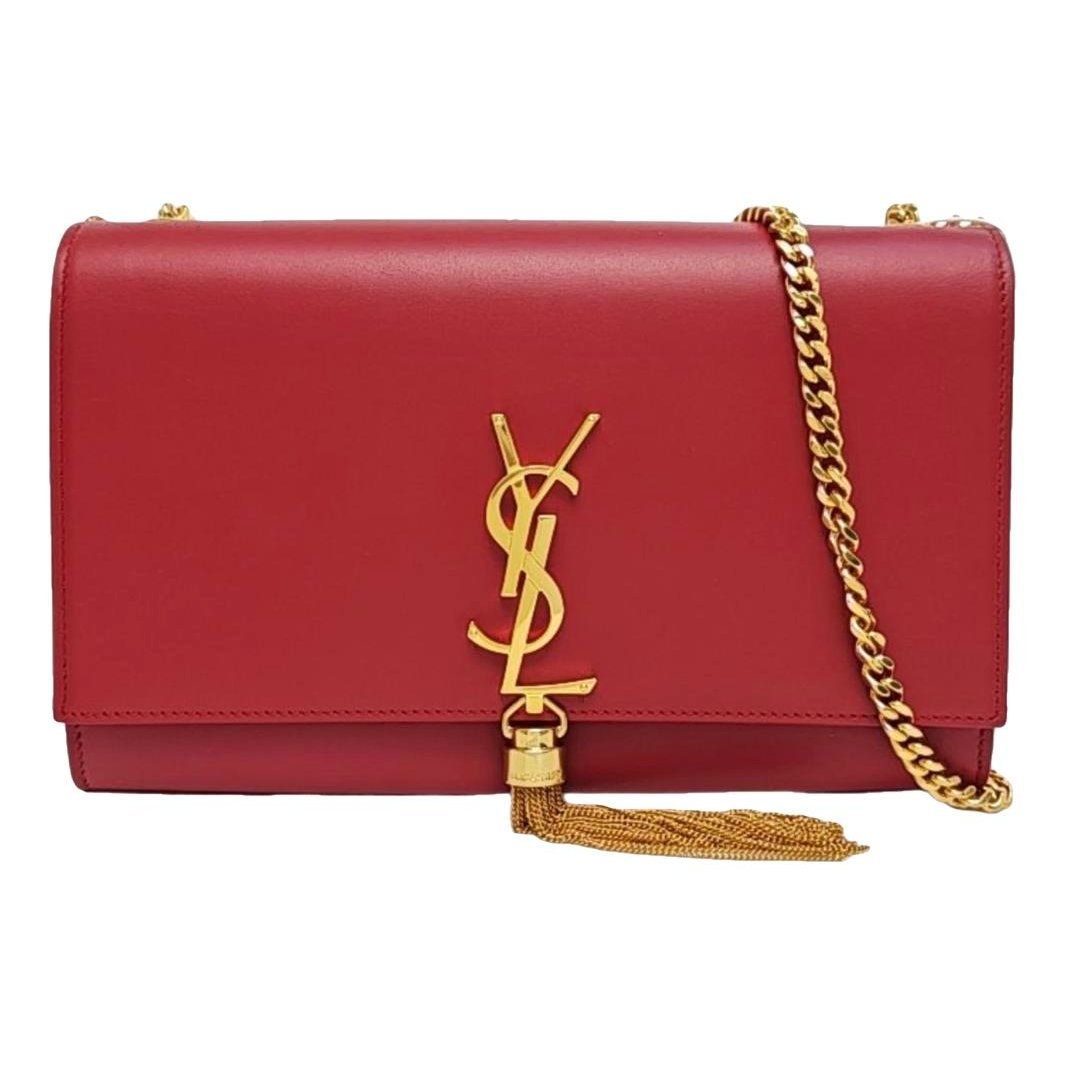 Pompom Kate leather crossbody bag