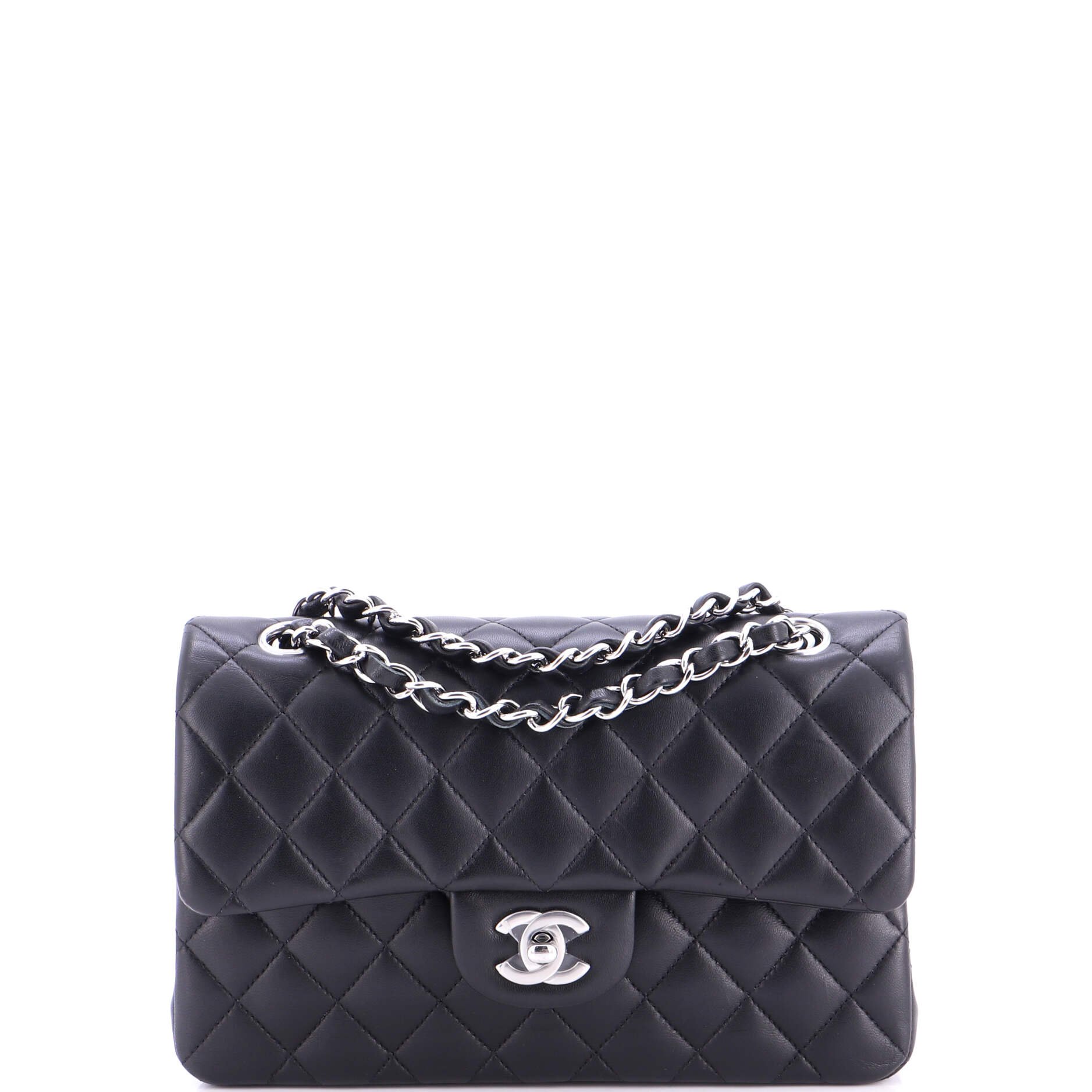 Classic Double Flap Bag Quilted Lambskin Small