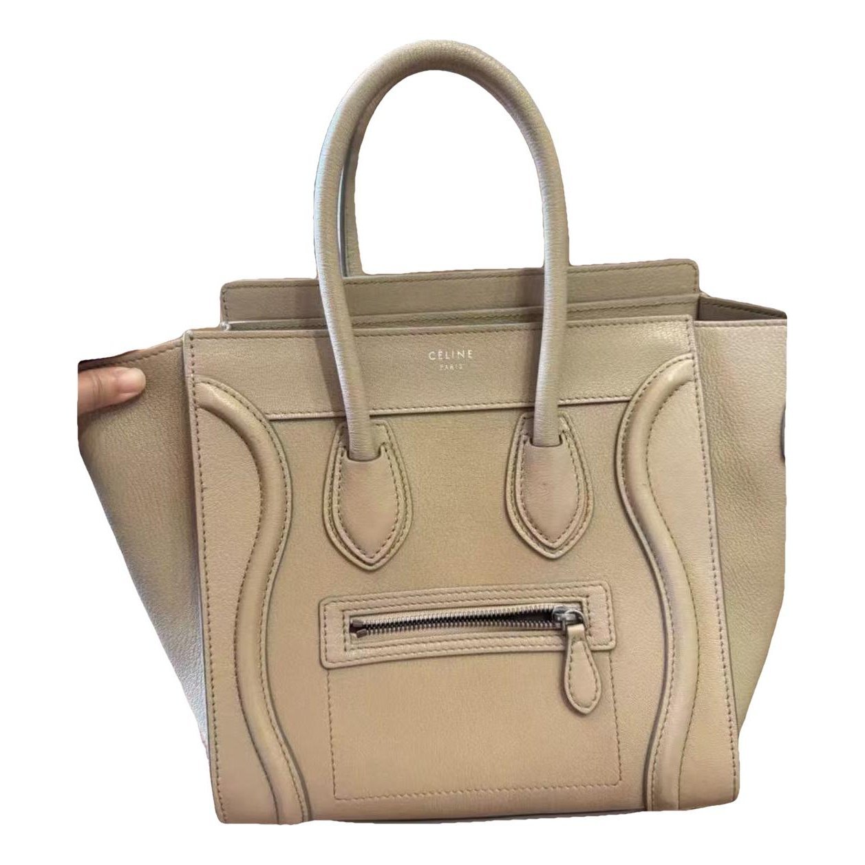 Luggage leather handbag