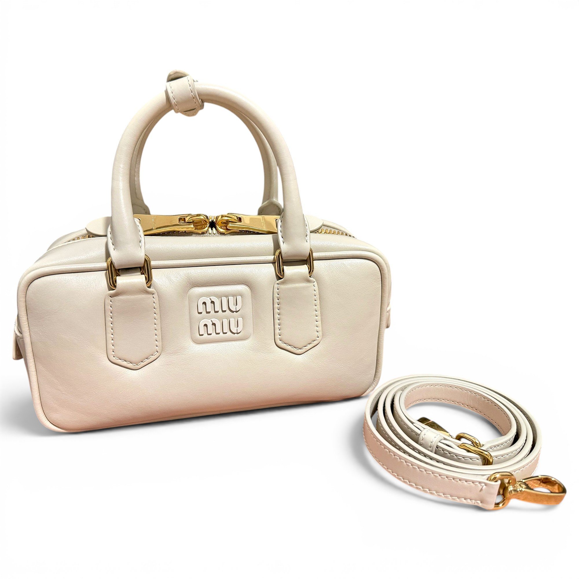 Arcadie leather handbag