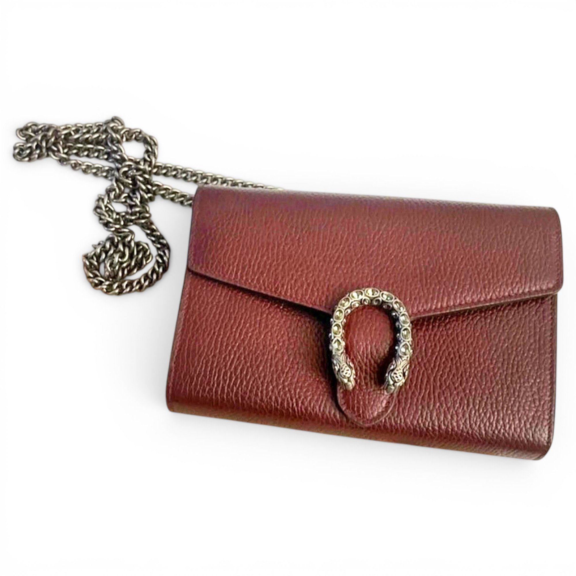 Dionysus Chain Wallet leather crossbody bag