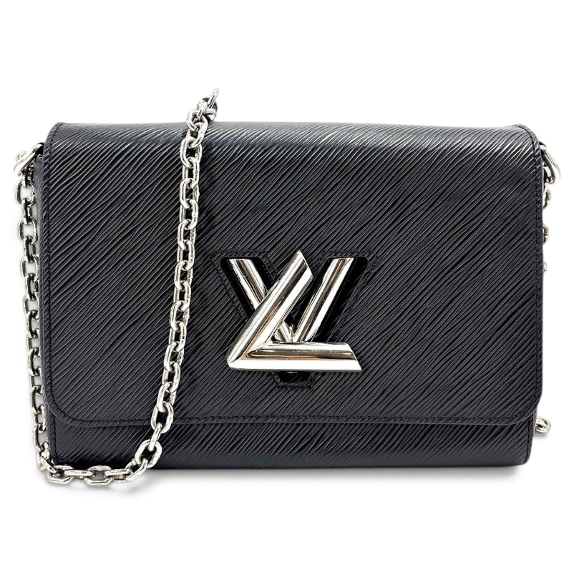 Twist leather handbag