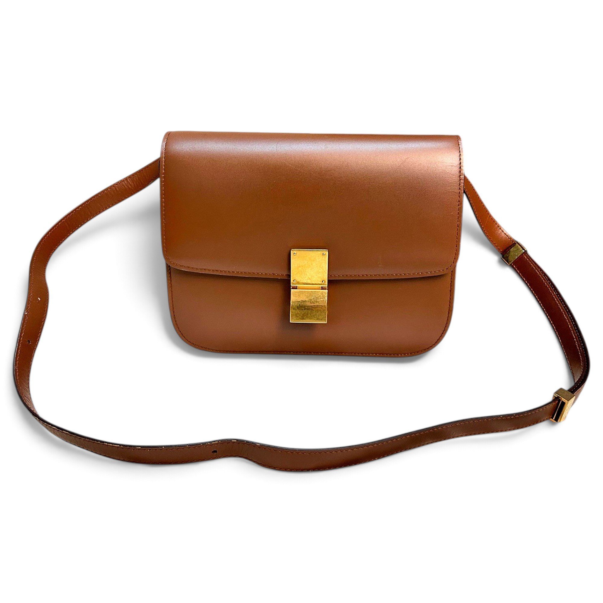 Classic leather handbag
