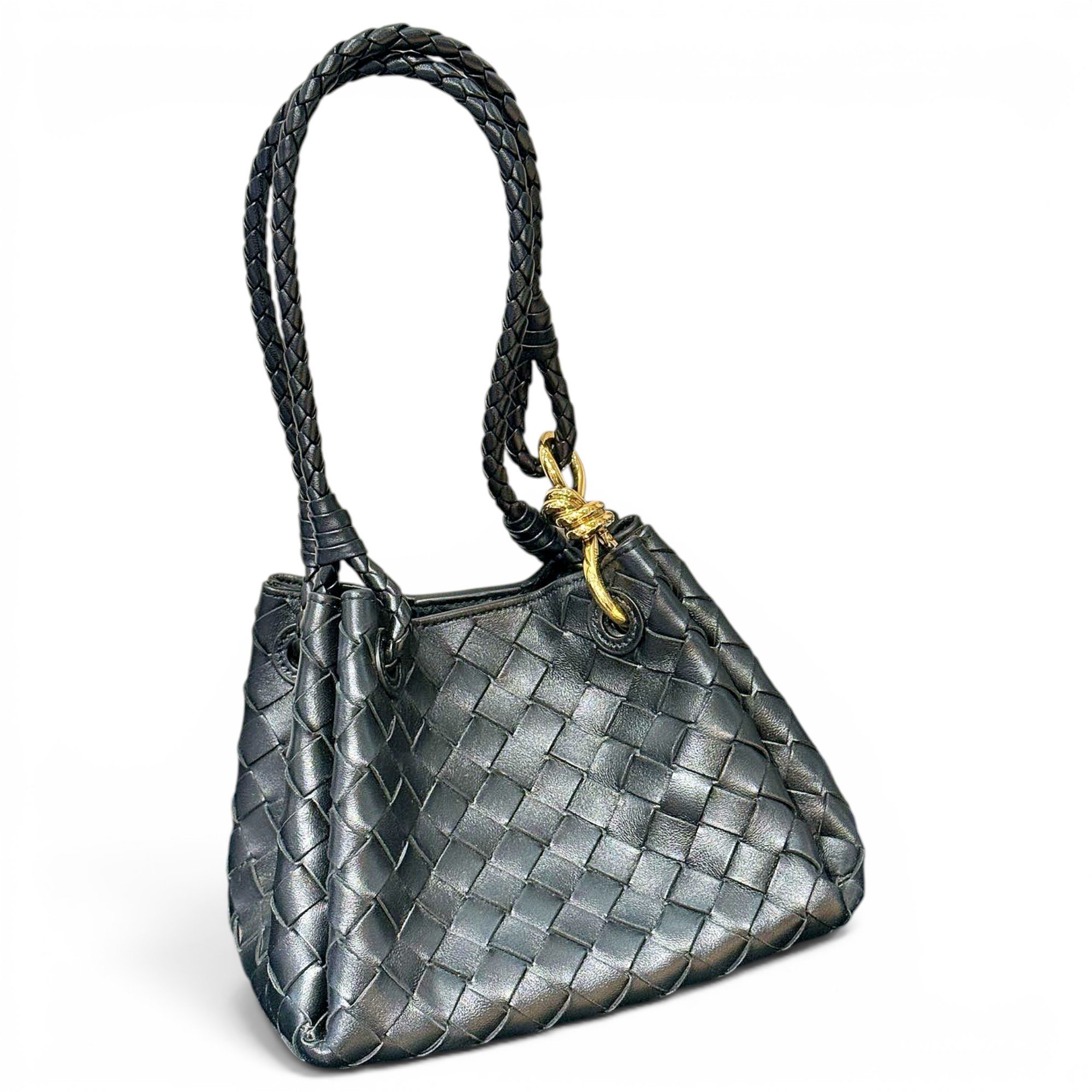Parachute leather handbag