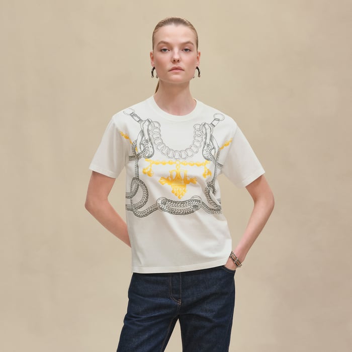 Blanc "Palefroi Remix" Maxi T-shirt