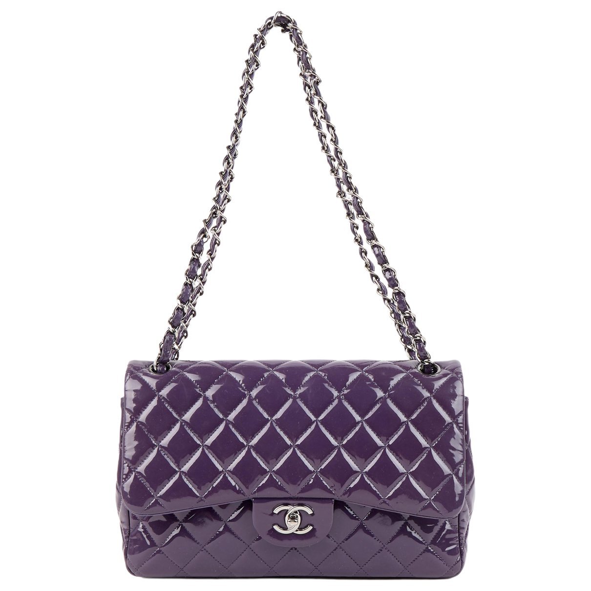 Timeless/Classique patent leather handbag