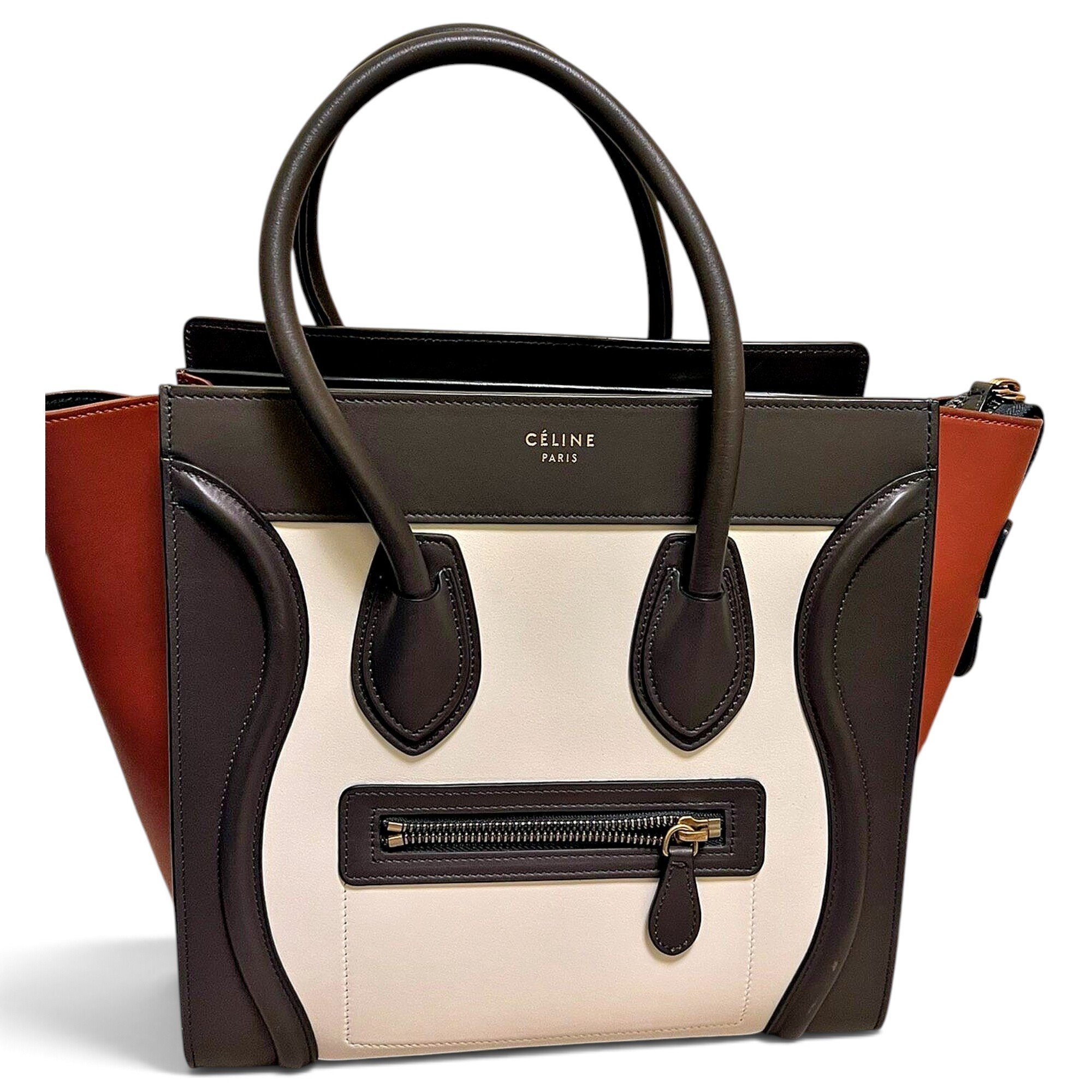 Luggage leather tote