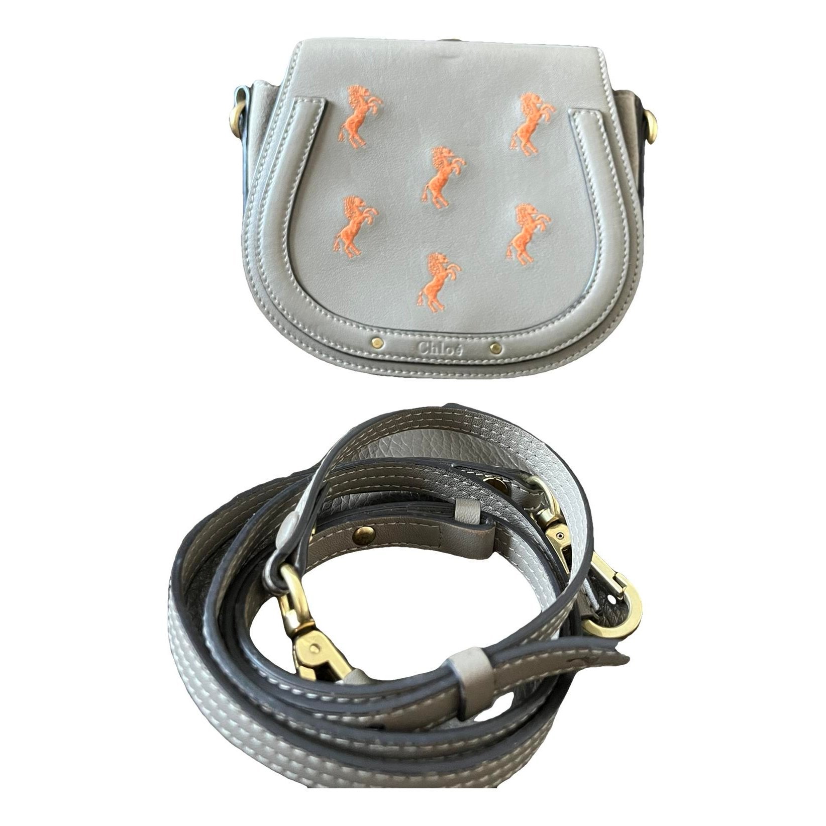 Bracelet Nile leather crossbody bag