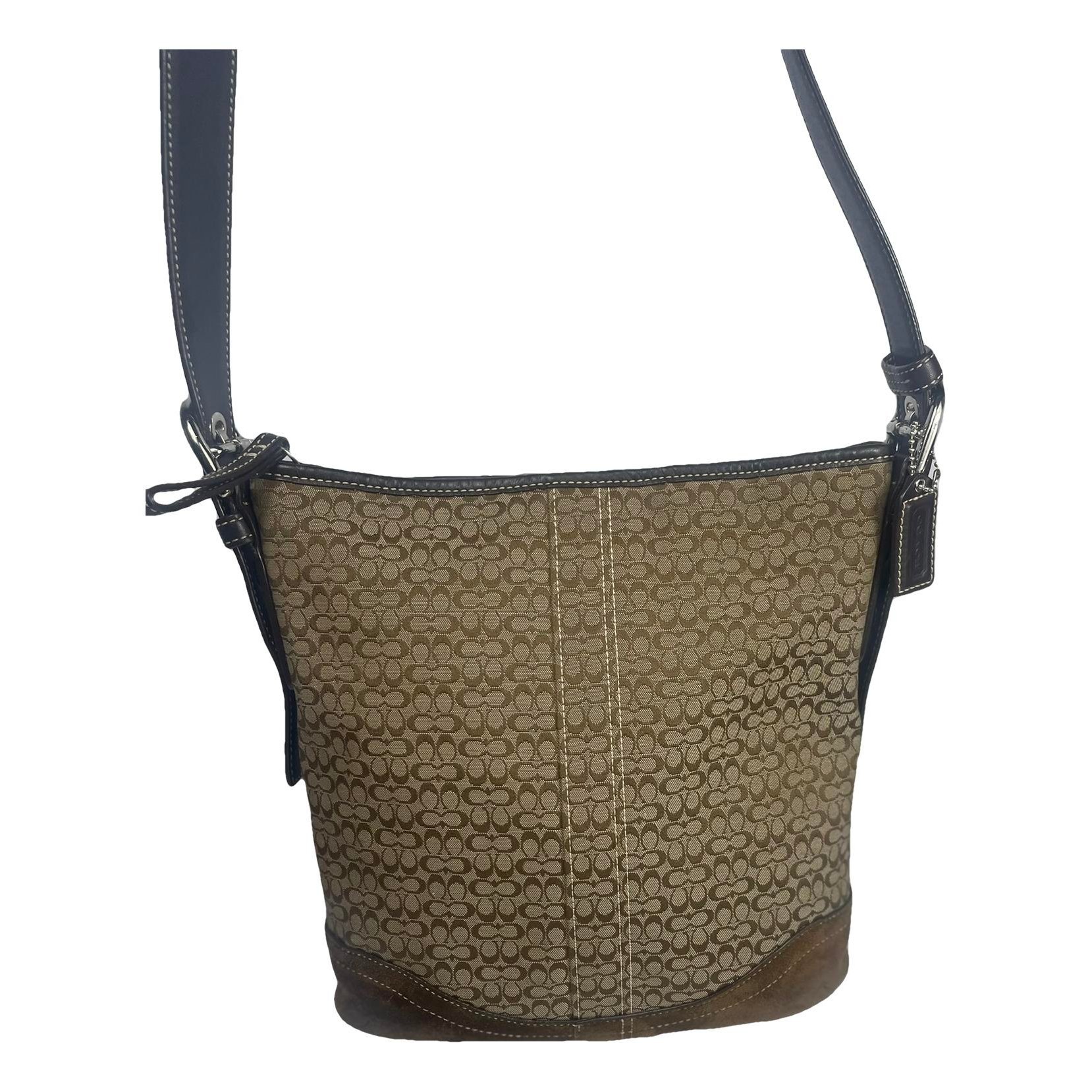 Signature Sufflette cloth crossbody bag