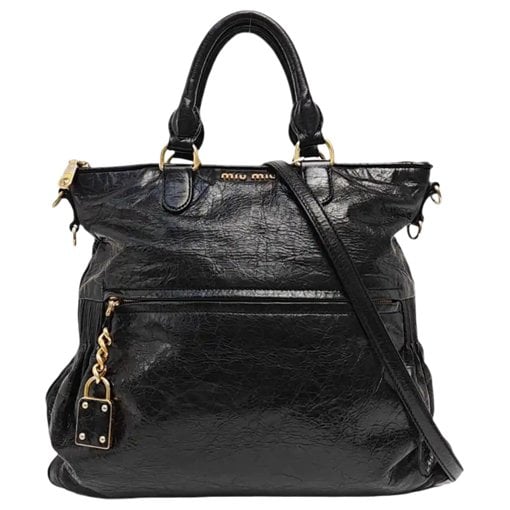Leather handbag