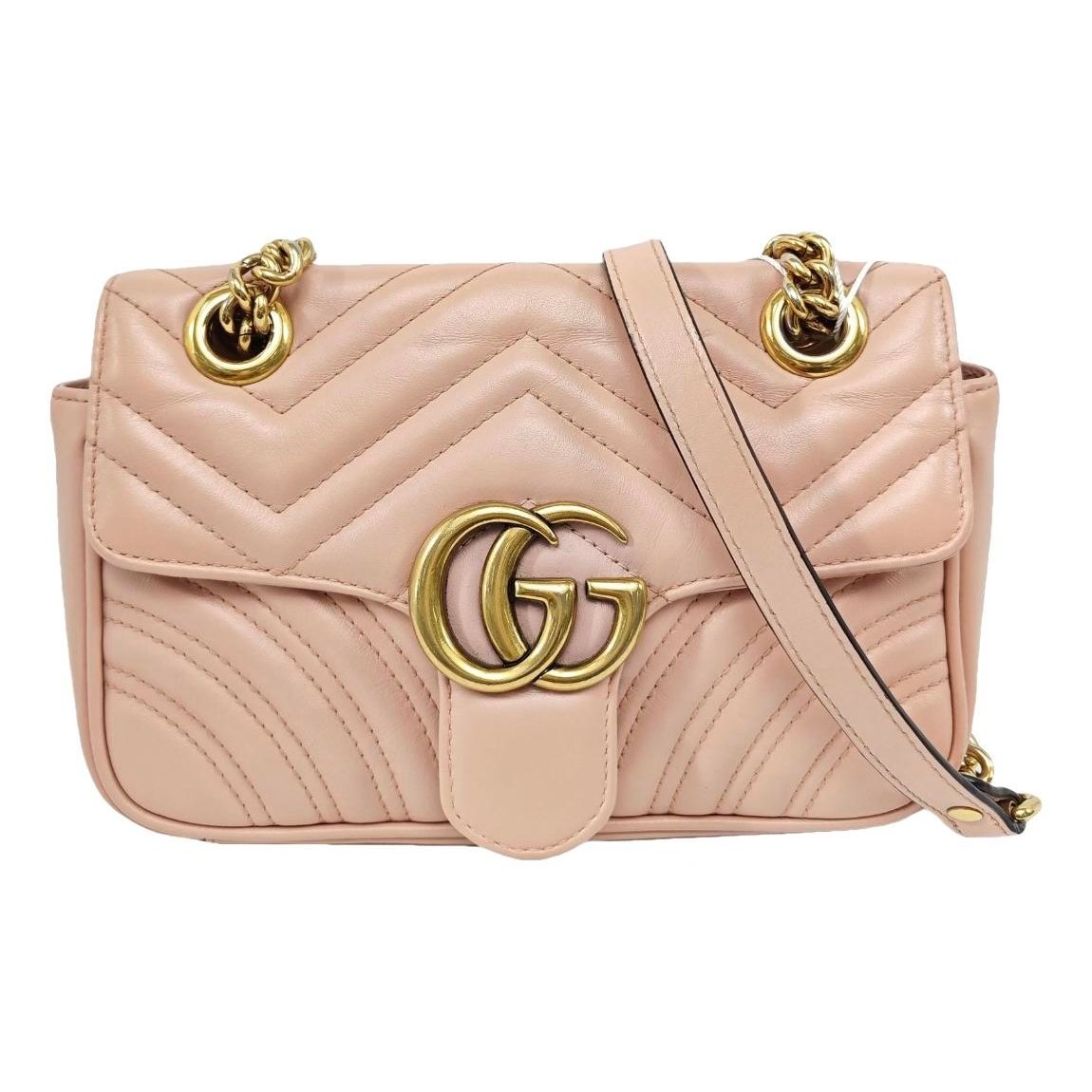 GG Marmont Flap leather handbag