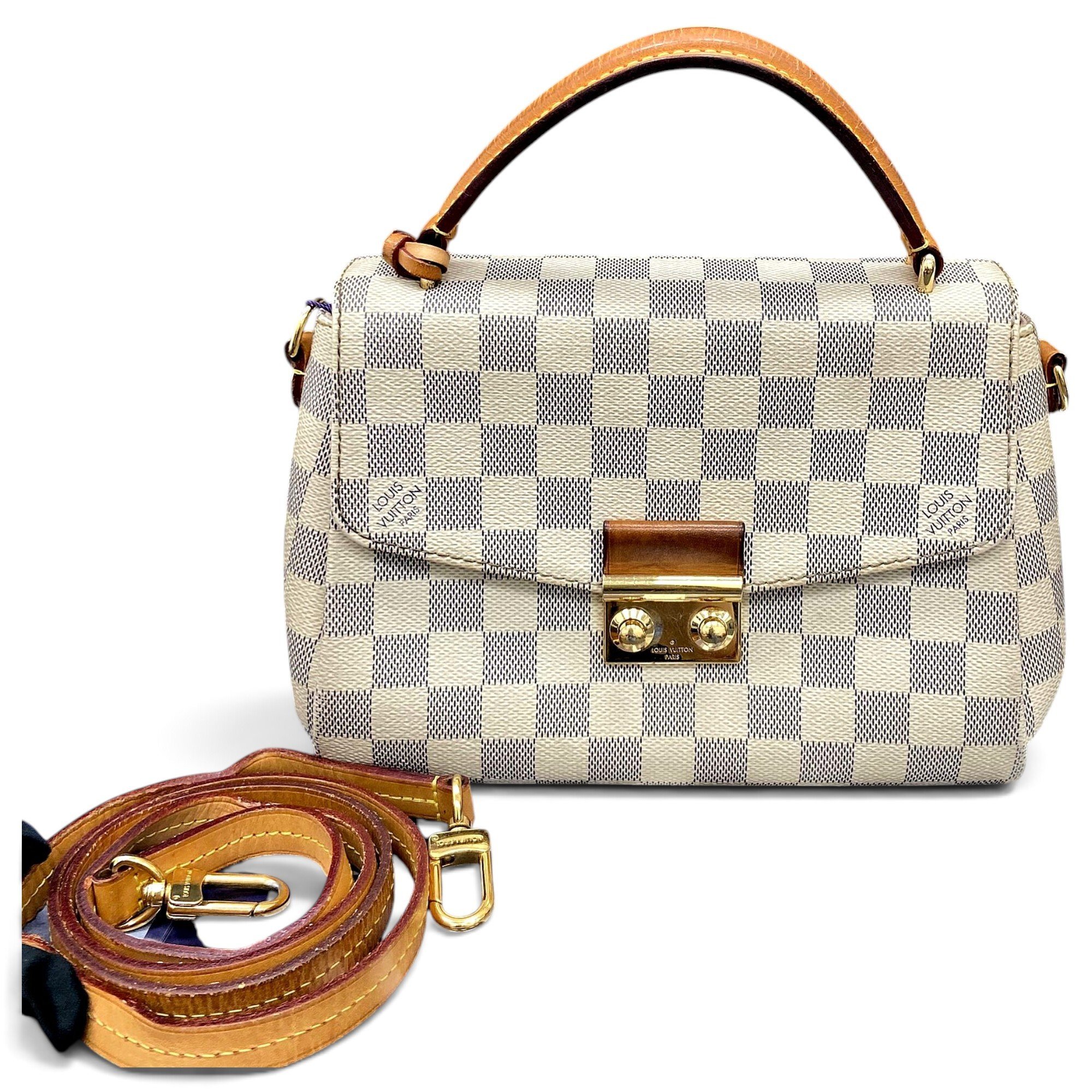 Croisette leather handbag