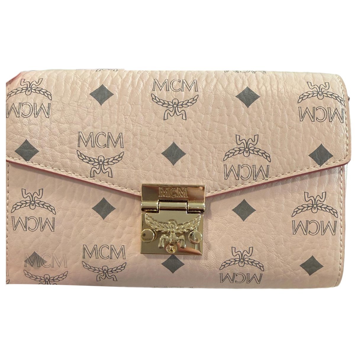 Leather clutch bag