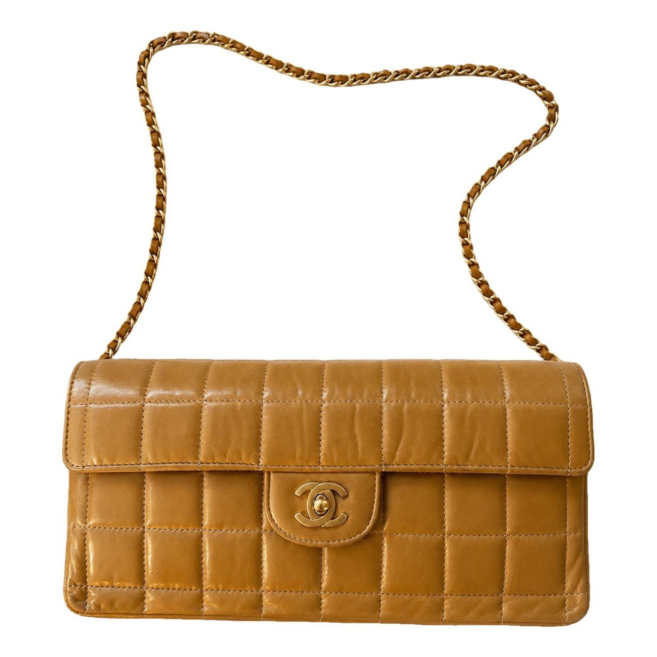 East West Chocolate Bar leather handbag