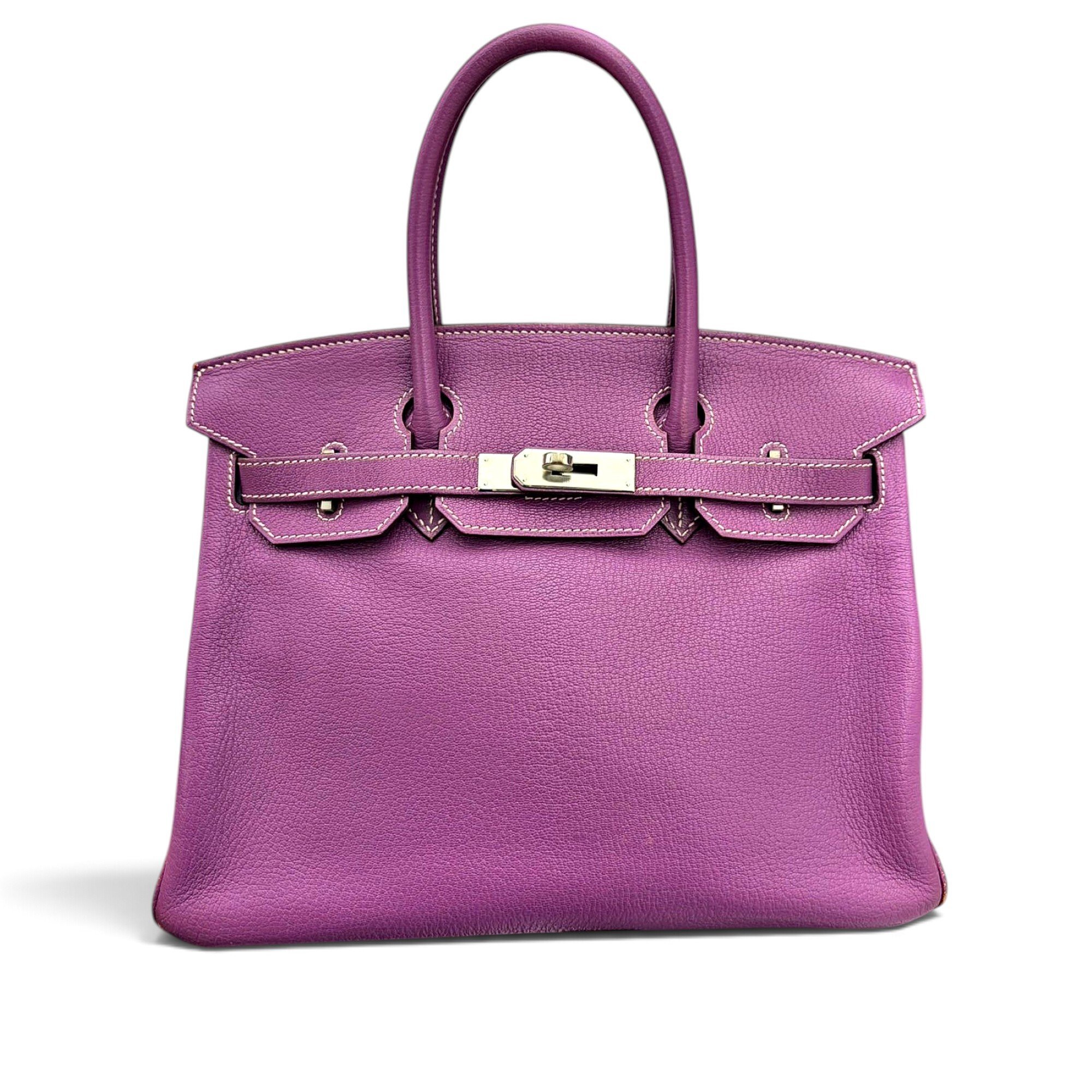 Birkin 30 leather handbag