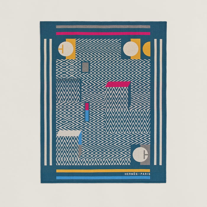 Bleu Paon Enigmatic Blanket