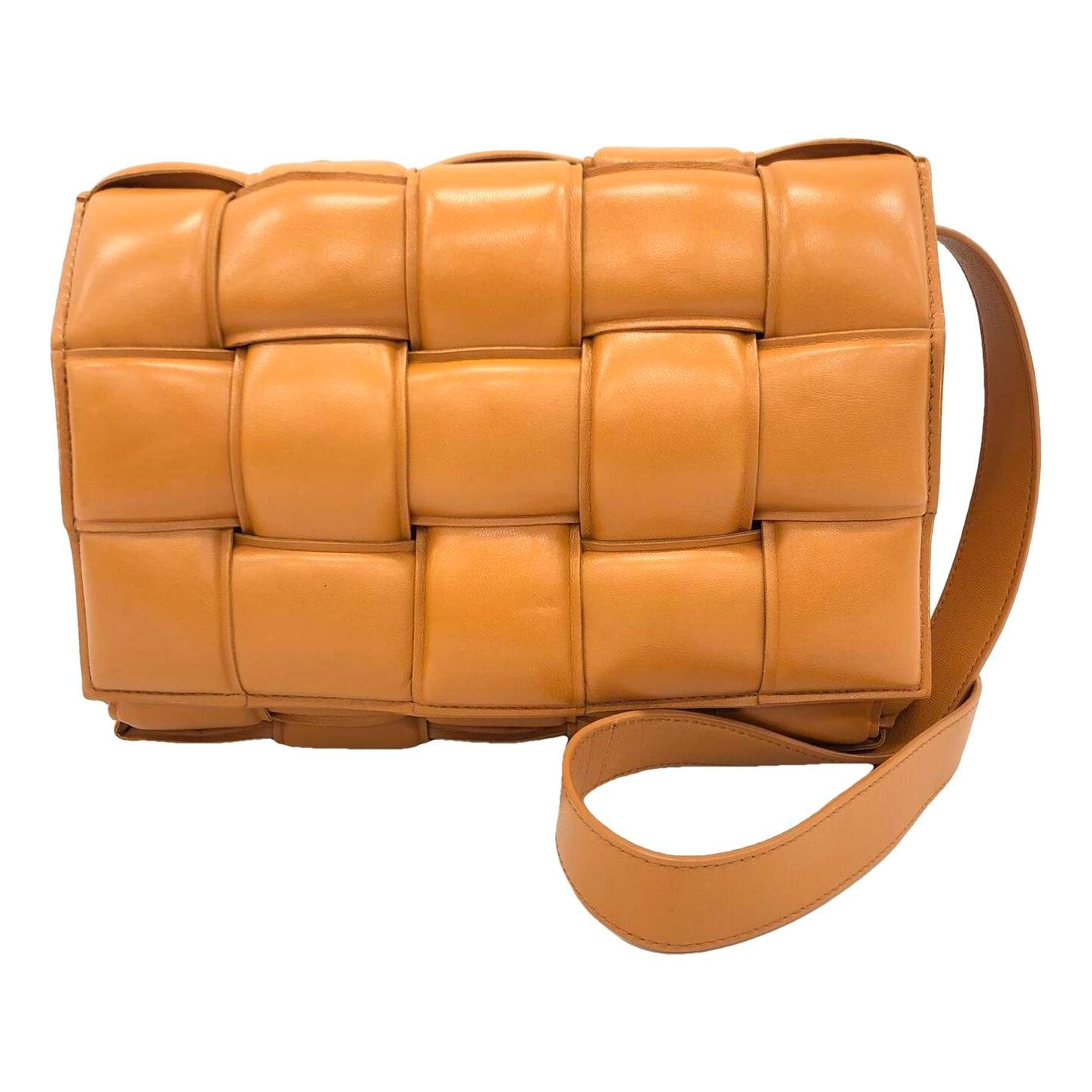 Cassette leather crossbody bag