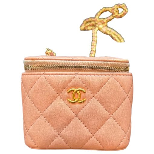Trendy CC Vanity leather handbag