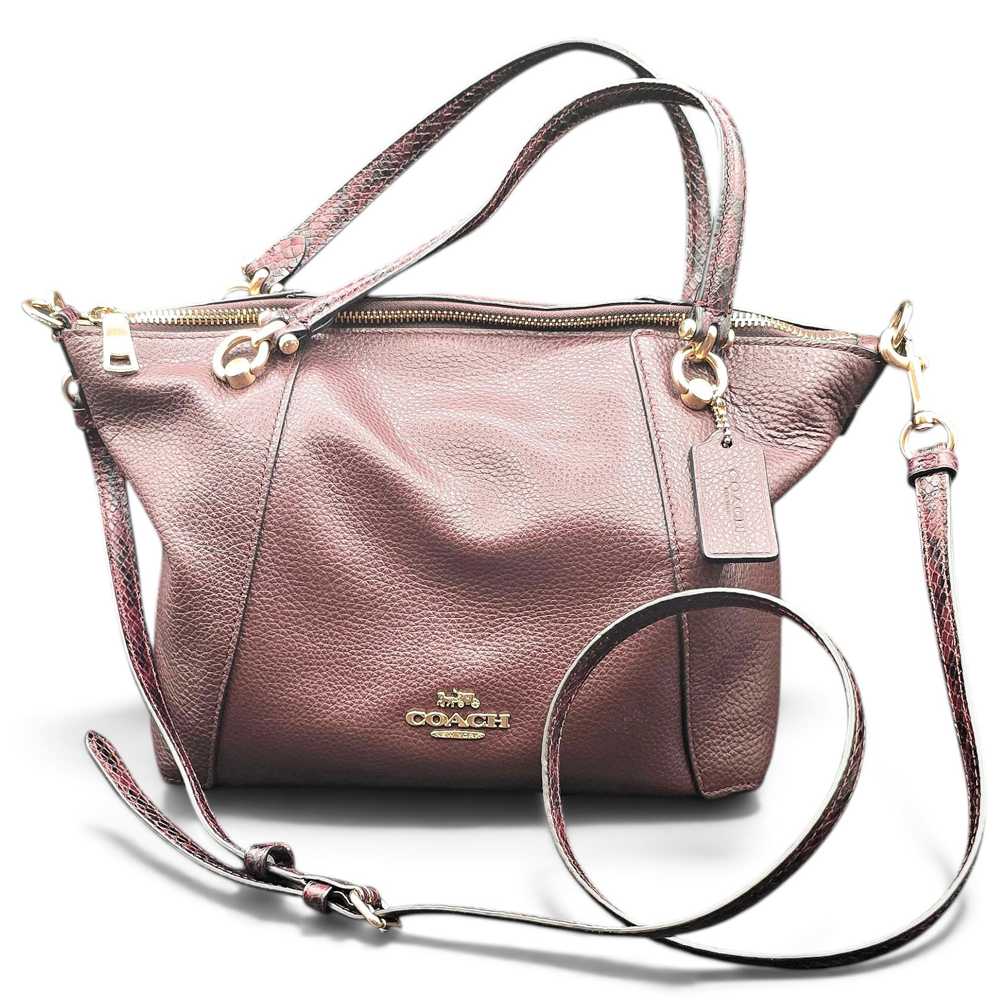 Leather satchel