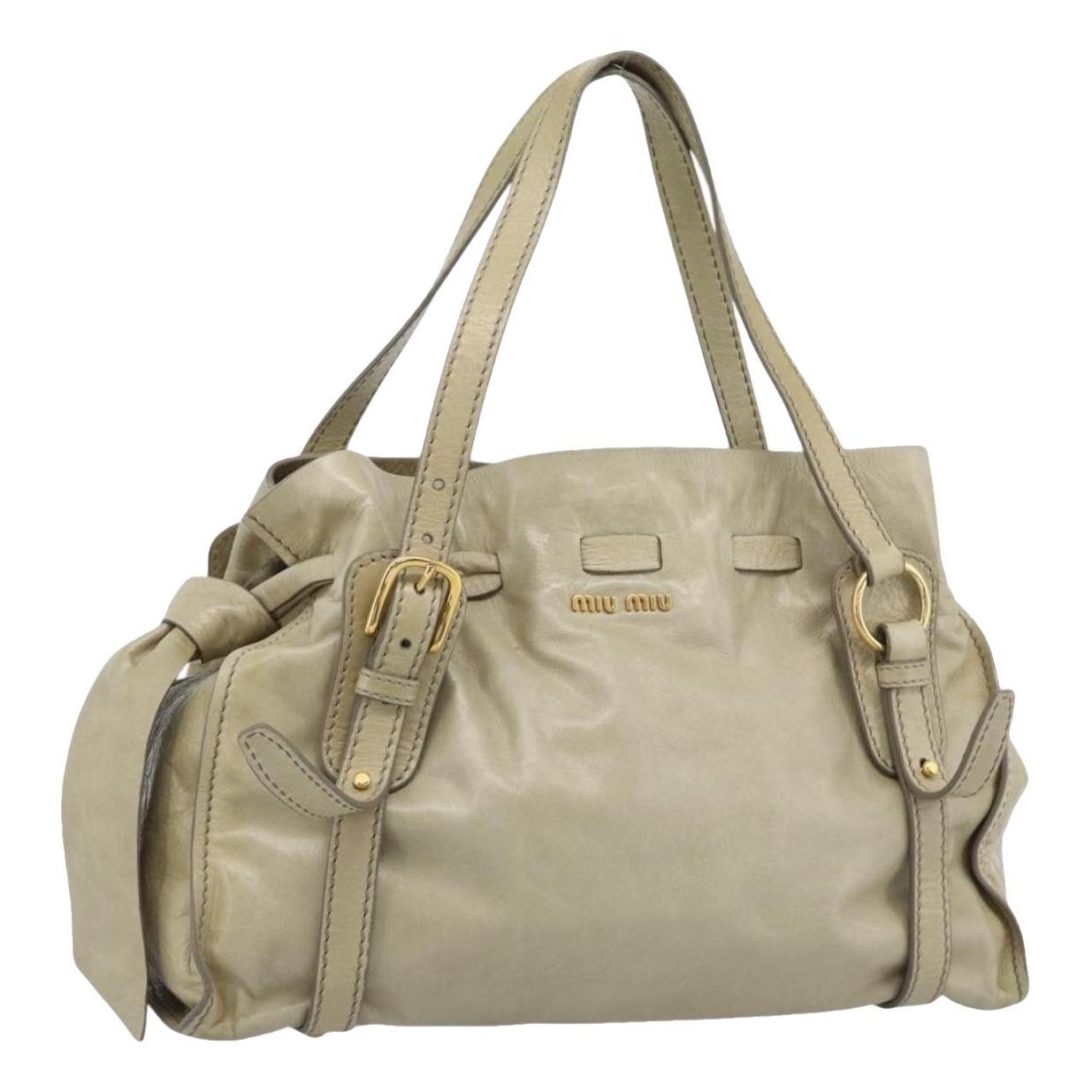 Leather tote