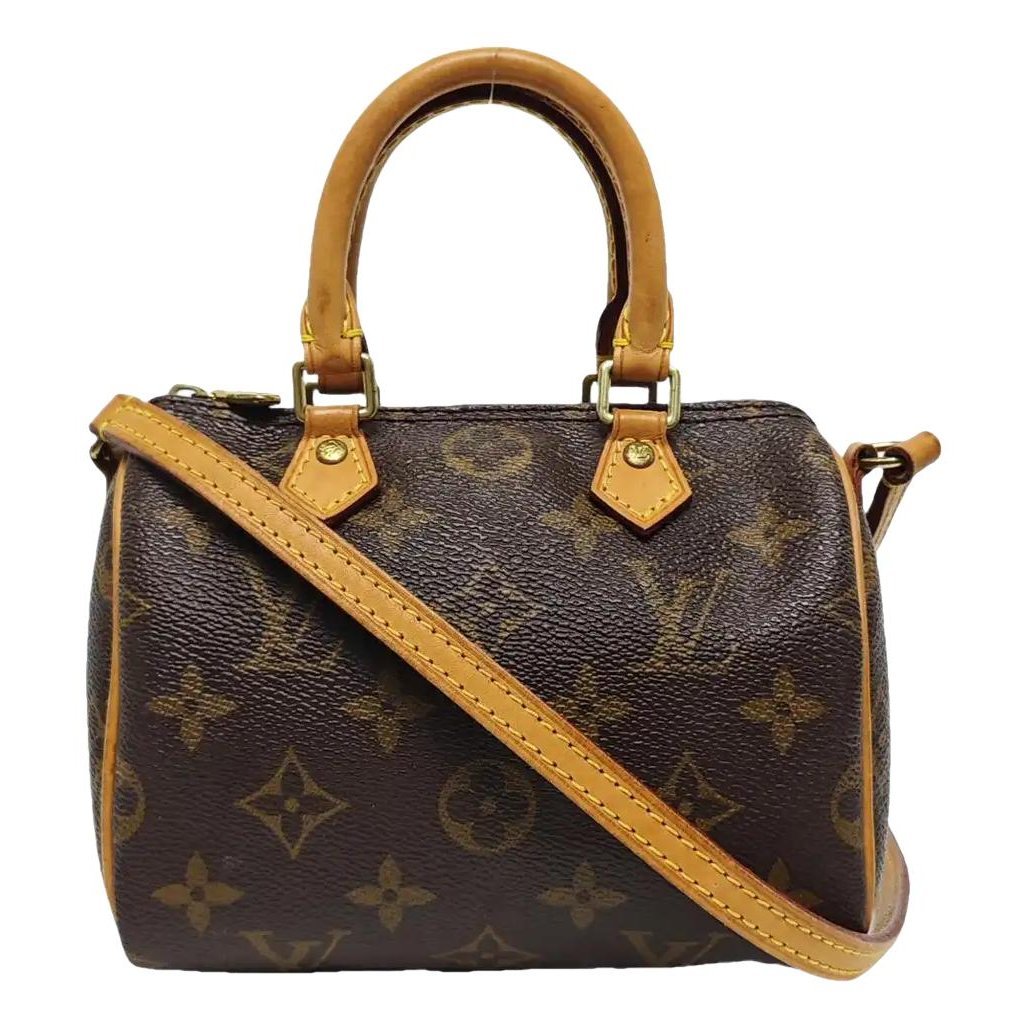Louis Vuitton Nano Speedy / Mini HL leather handbag