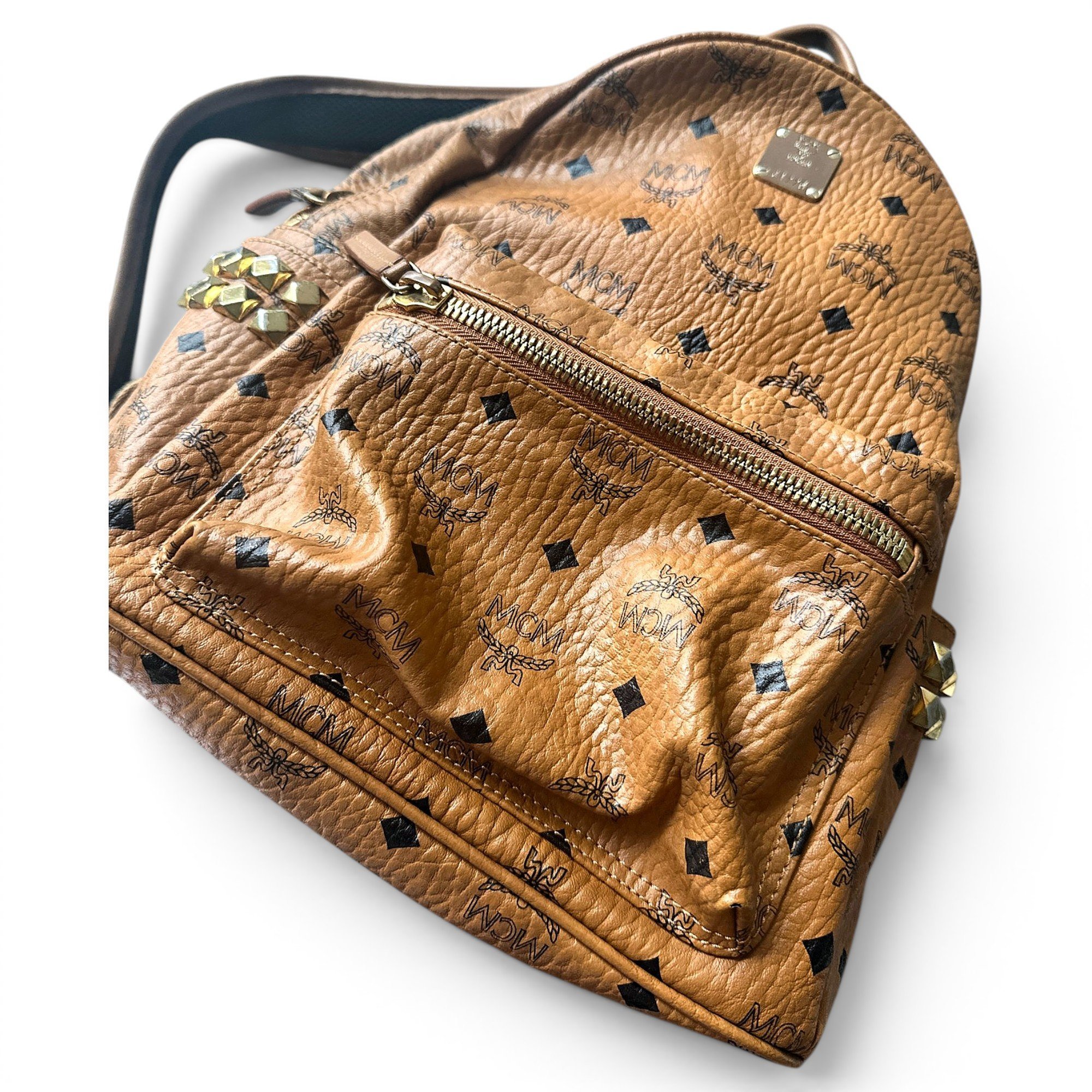 Stark leather backpack
