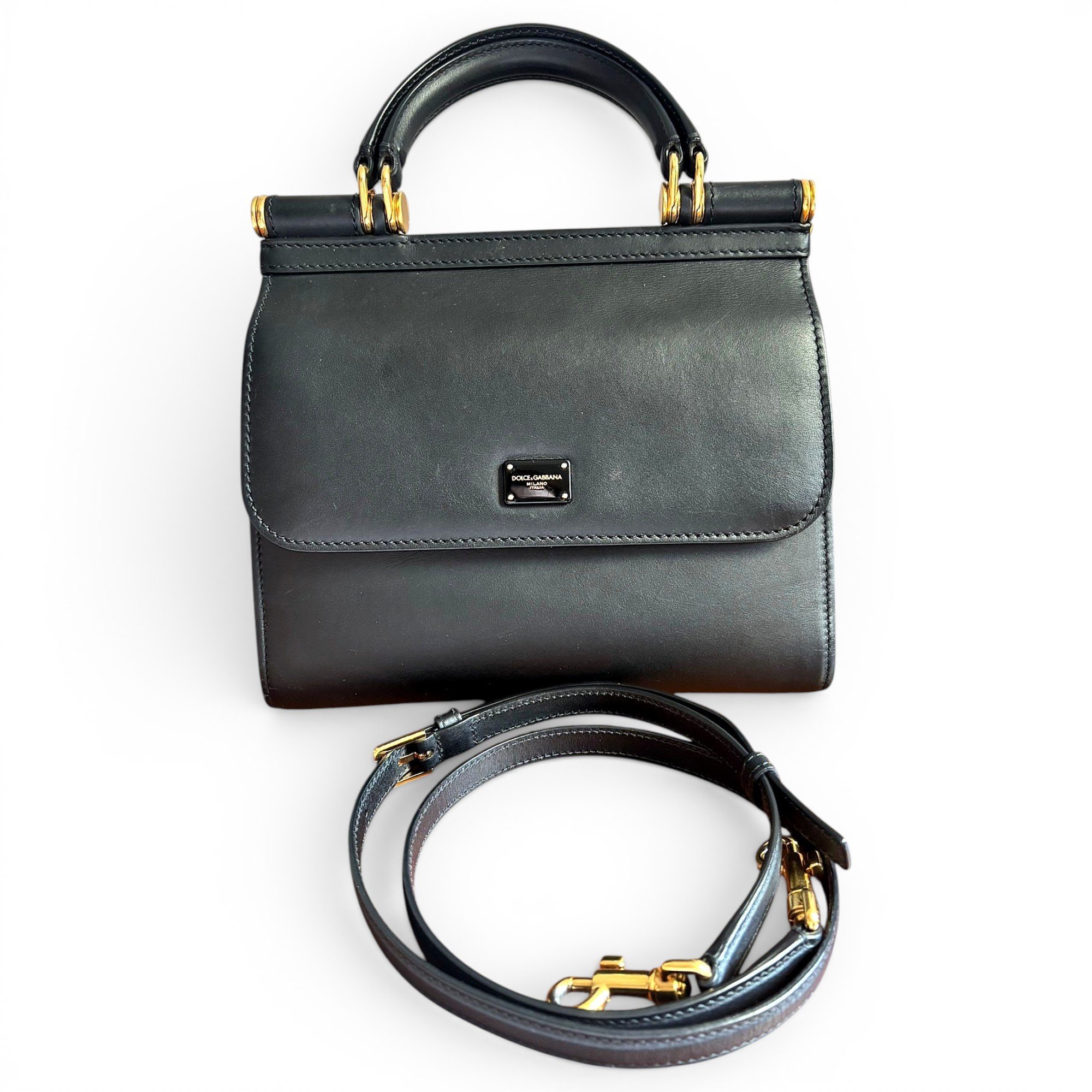Leather handbag