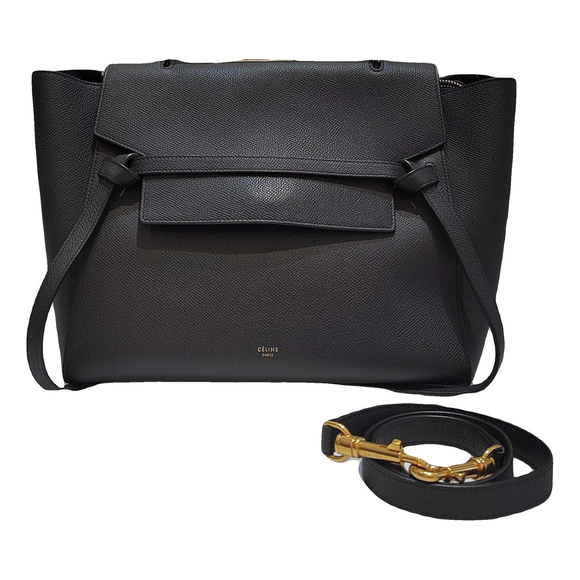 Belt leather handbag
