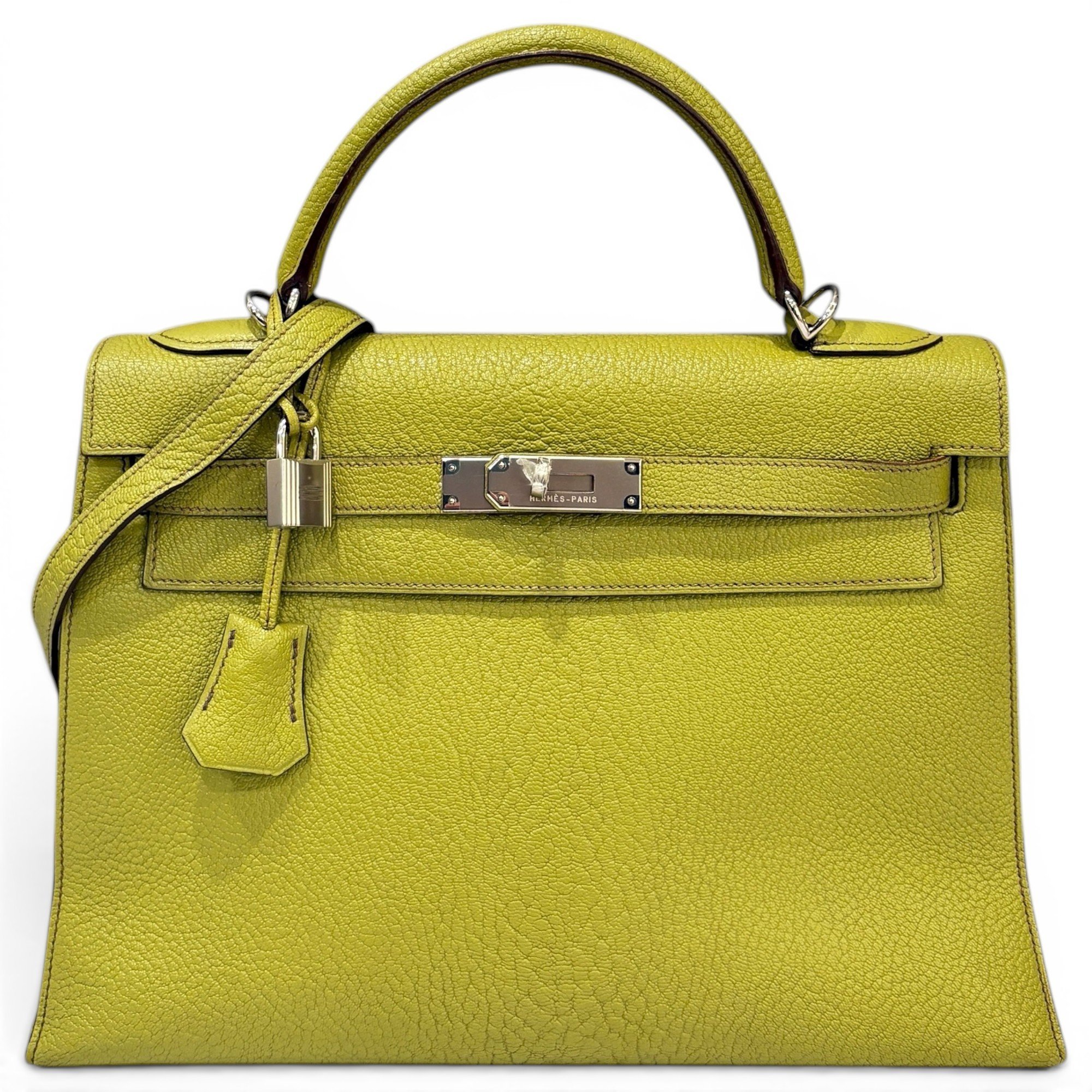 Kelly 32 leather handbag