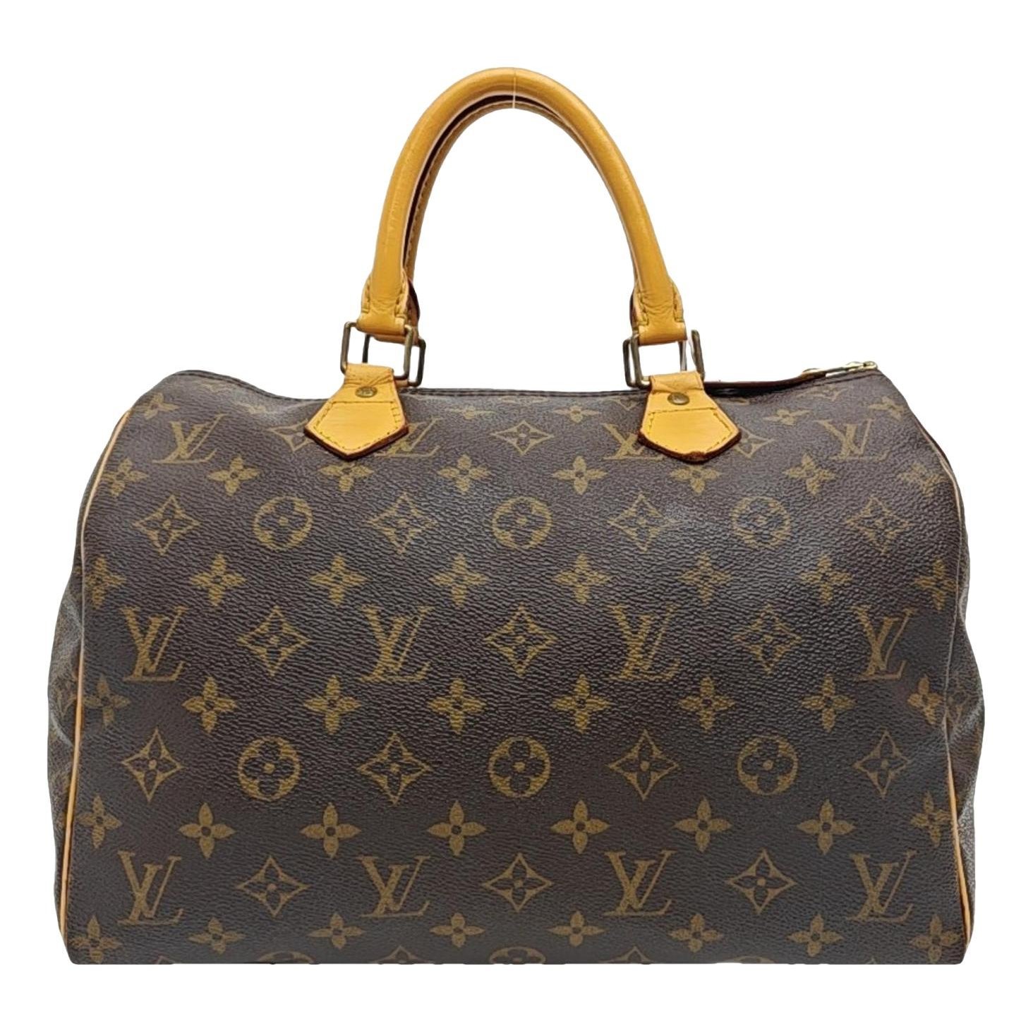 Nano Speedy / Mini HL leather handbag