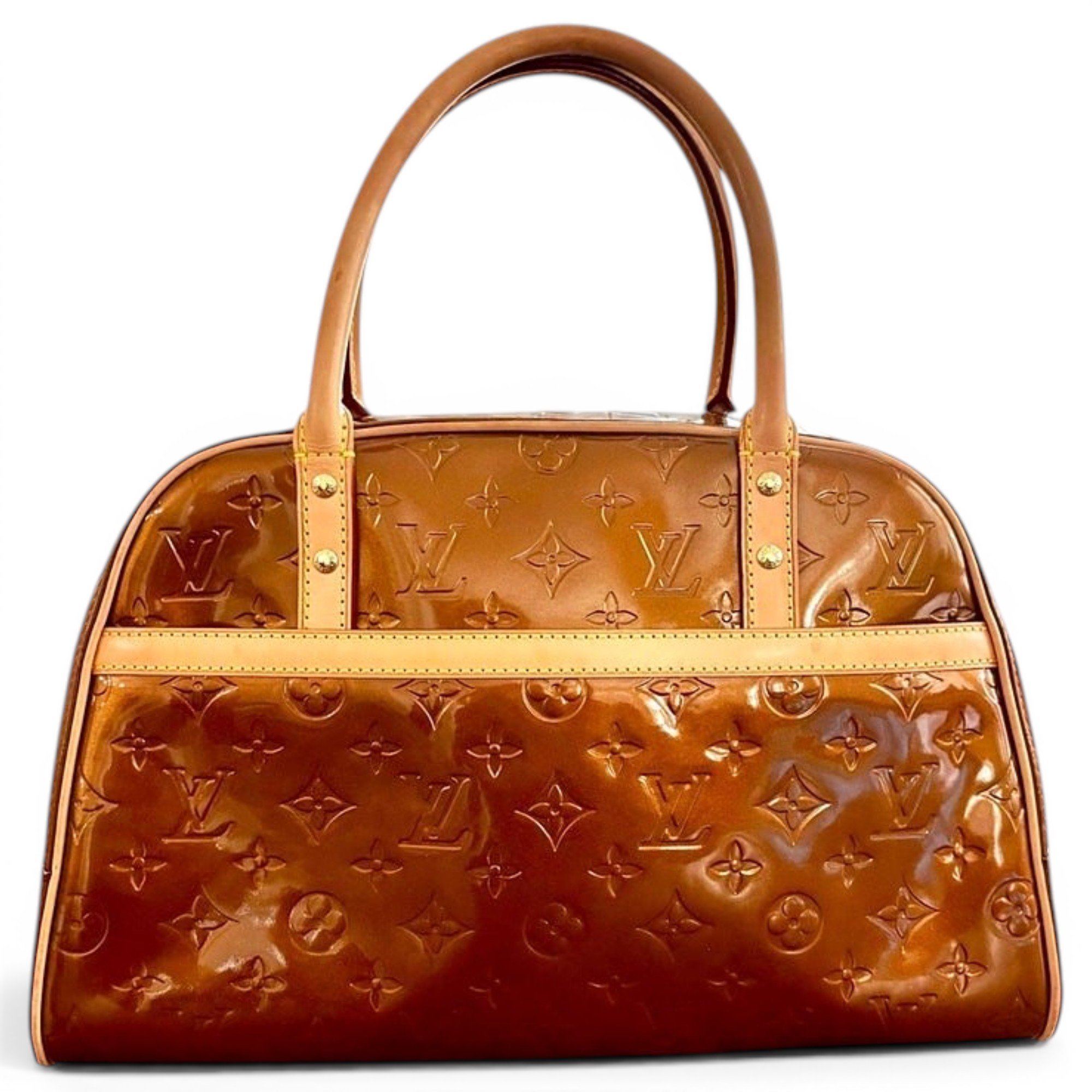 Tompkins Square patent leather handbag