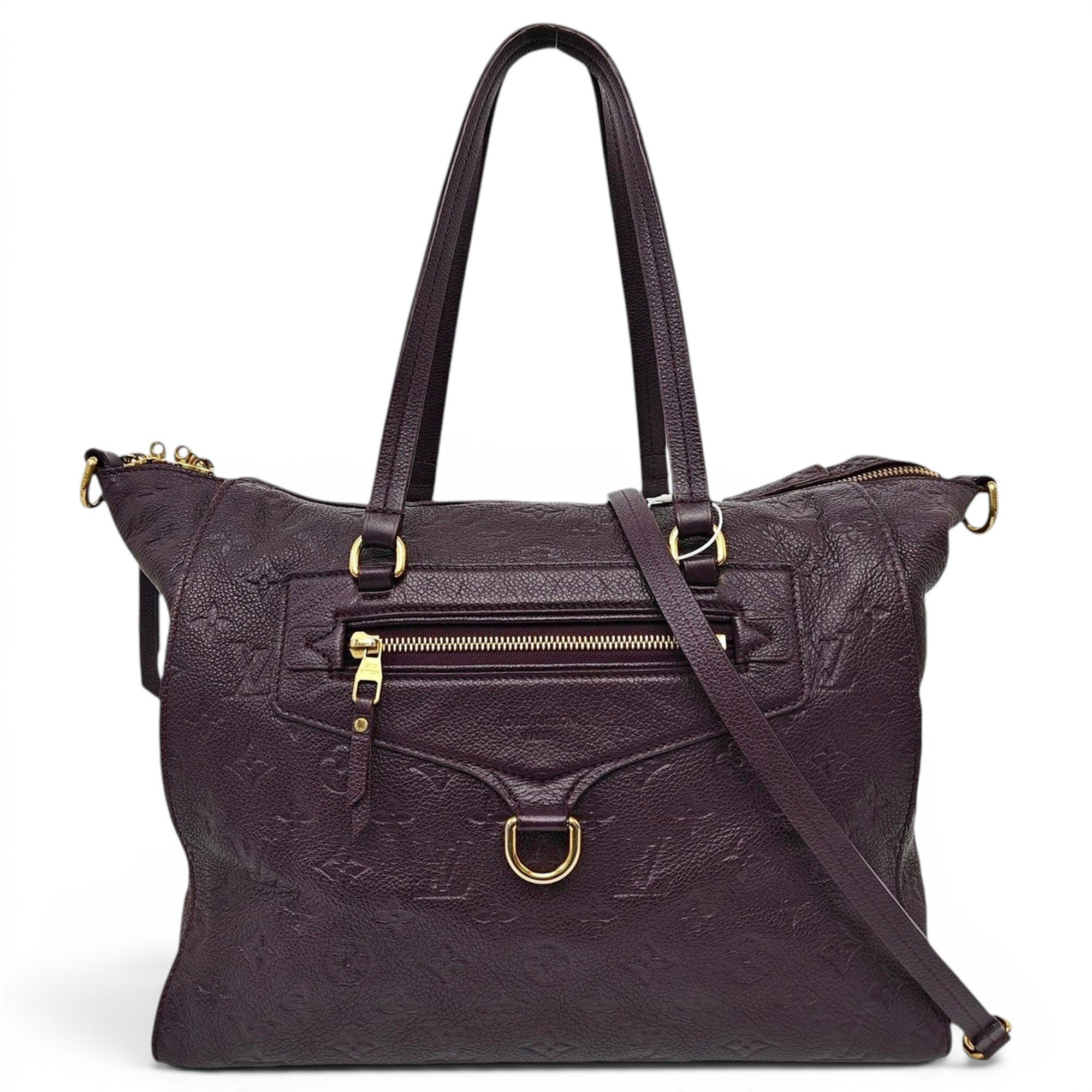 Lumineuse leather handbag
