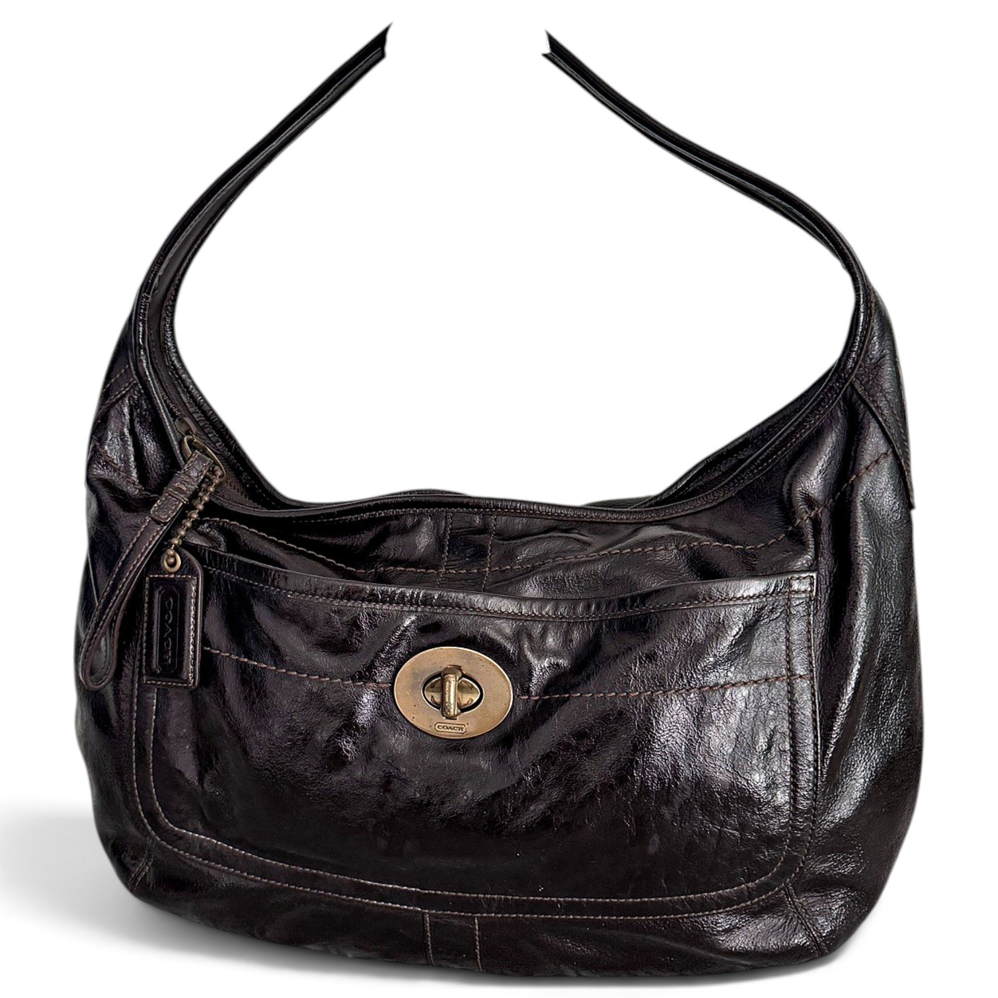 Signature Sufflette leather bag