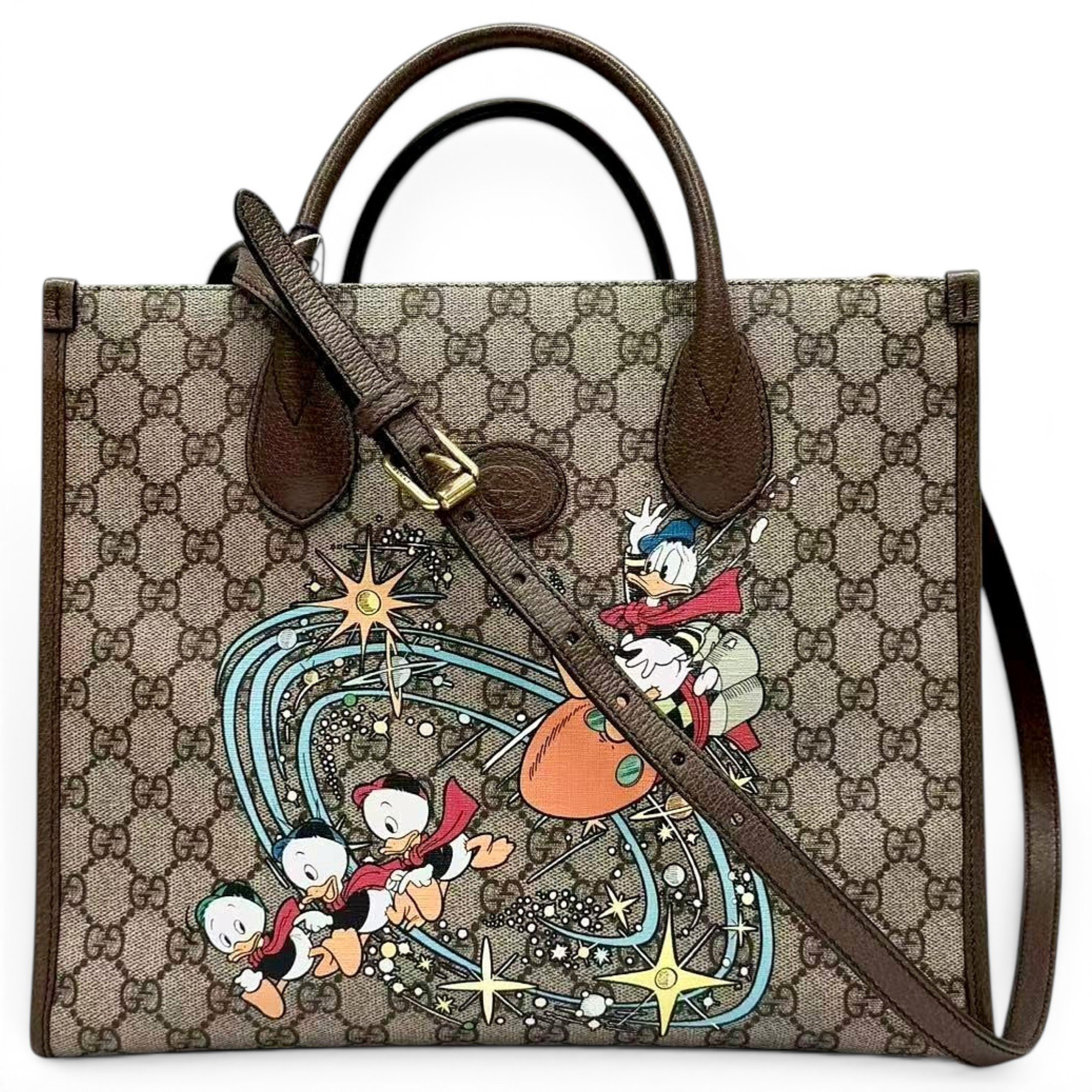 Leather tote