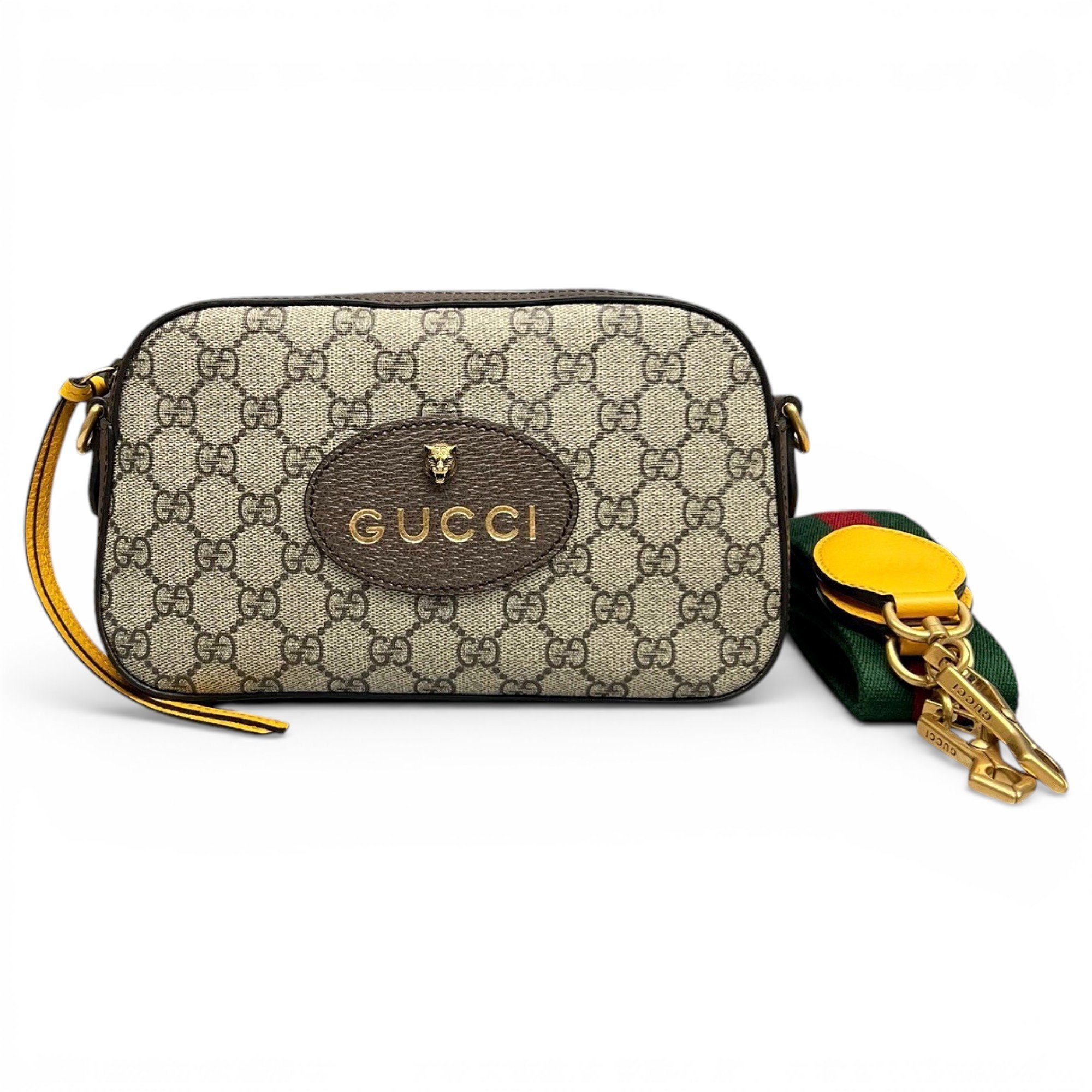 Ophidia leather crossbody bag
