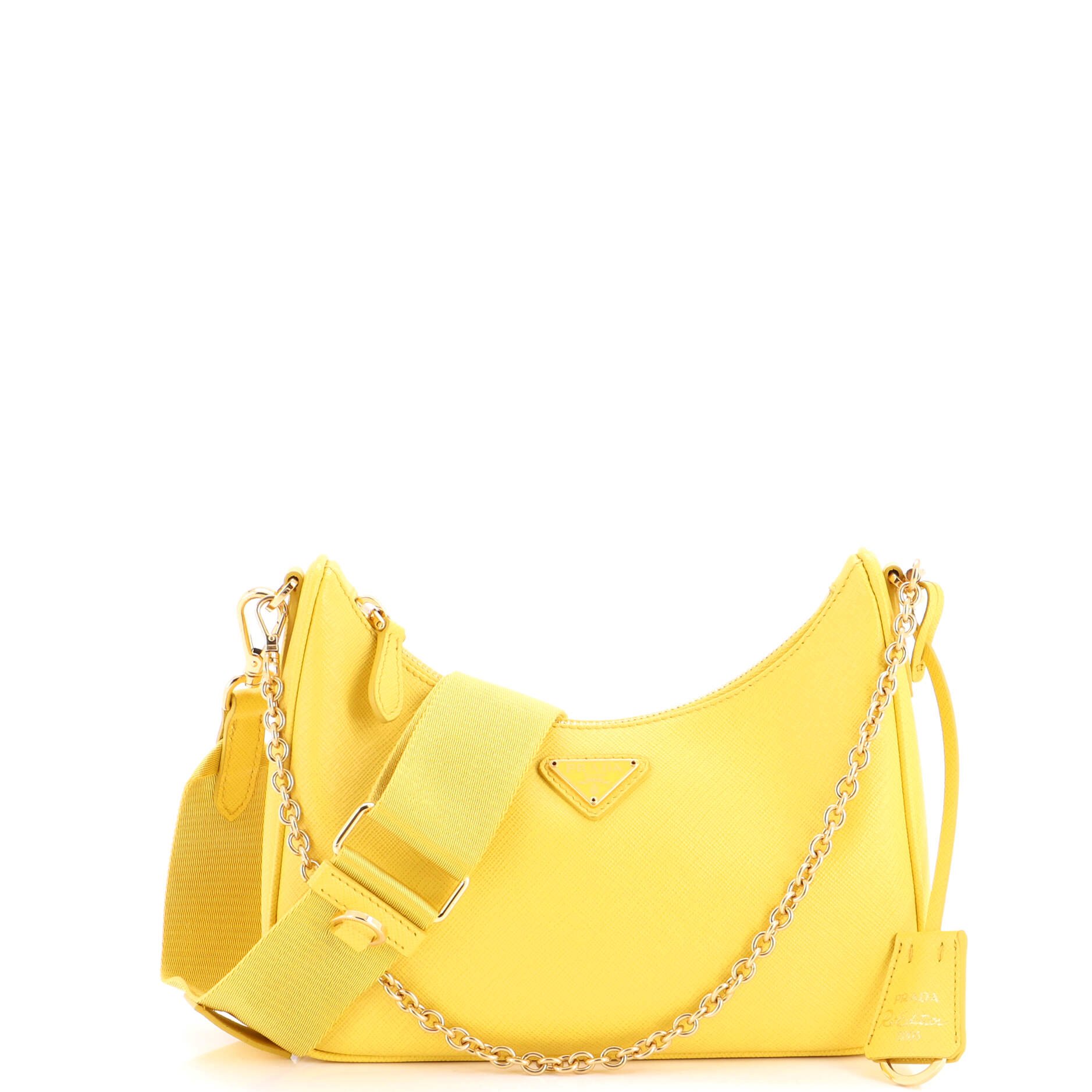 Re-Edition 2005 Shoulder Bag Saffiano Leather Small