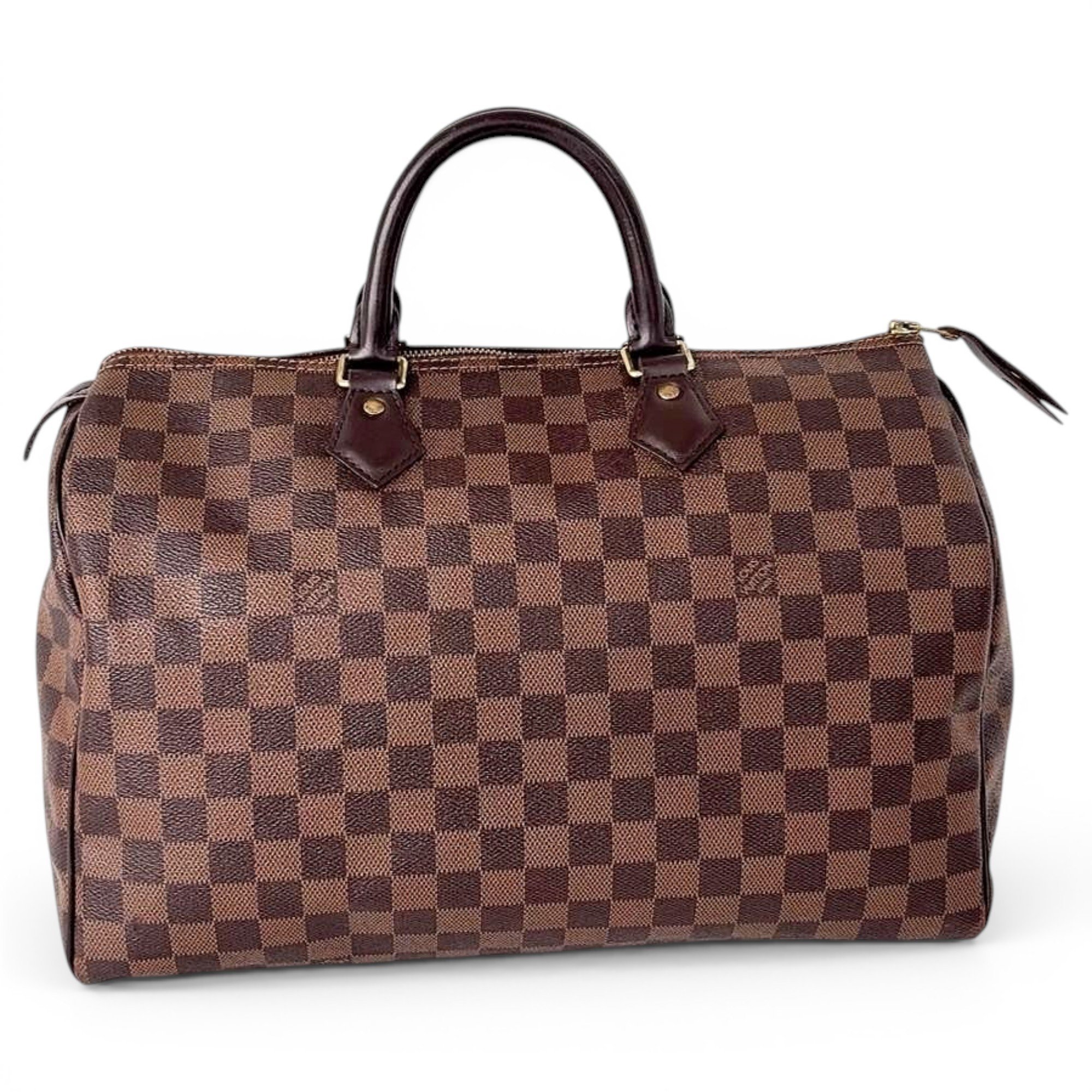 Speedy leather handbag