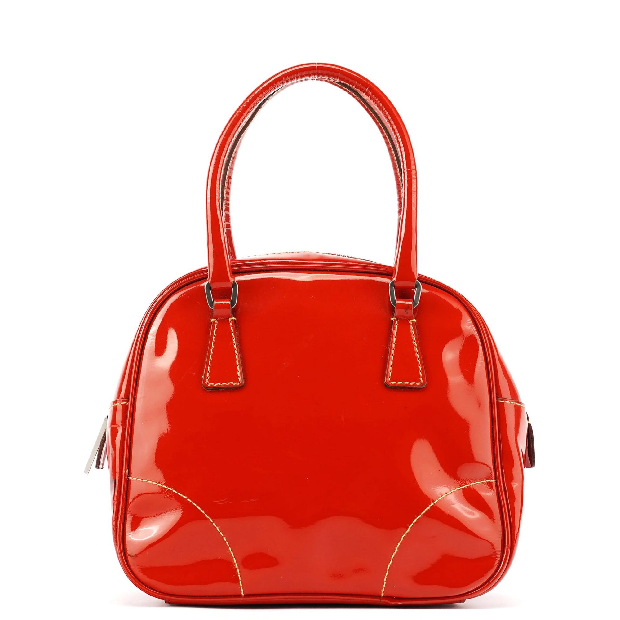 Re-Edition 1995 patent leather bowling bag