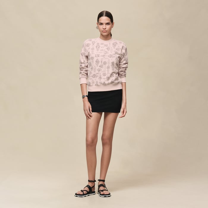 Rose Opaline "Ferronnerie Remix" Sweatshirt