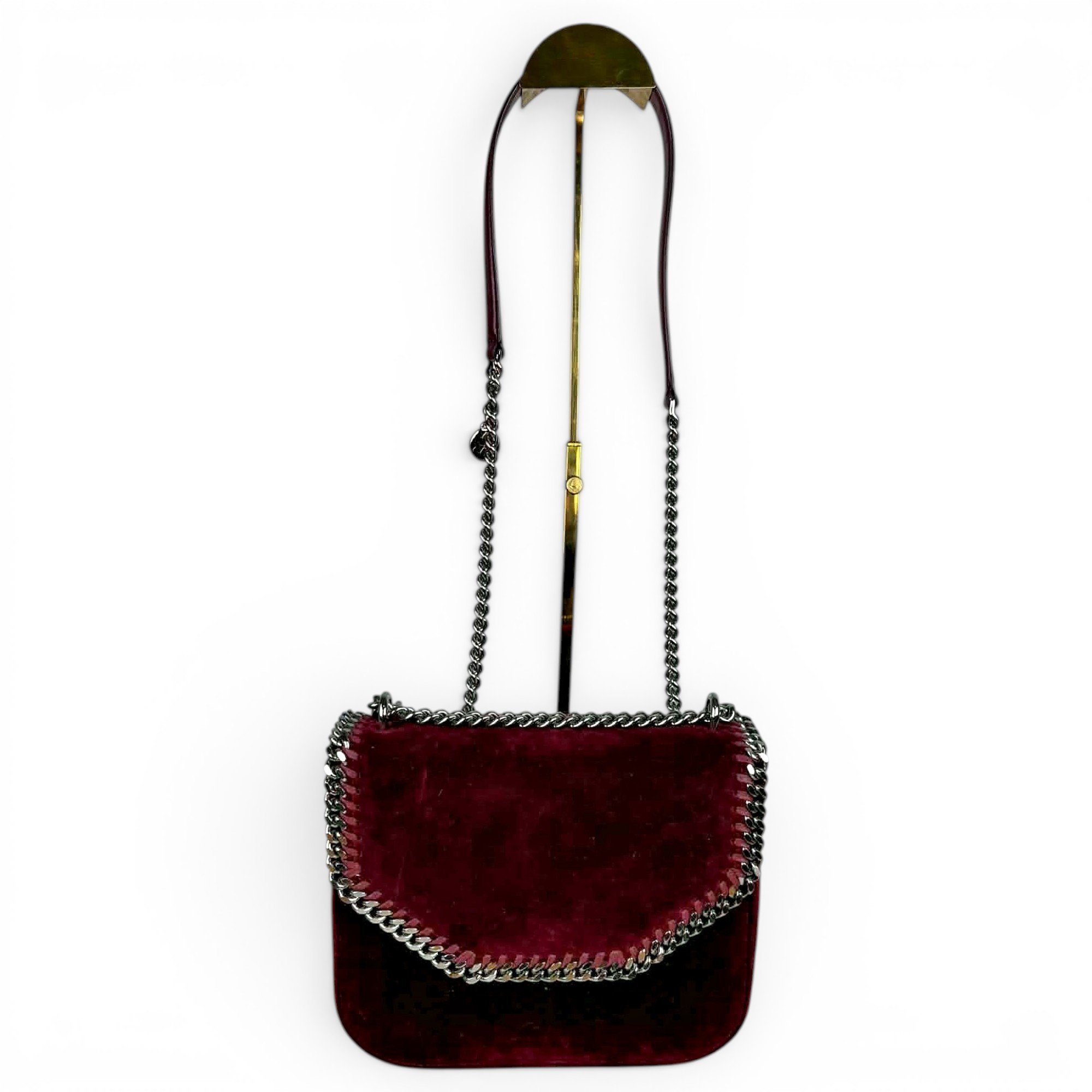 Velvet handbag