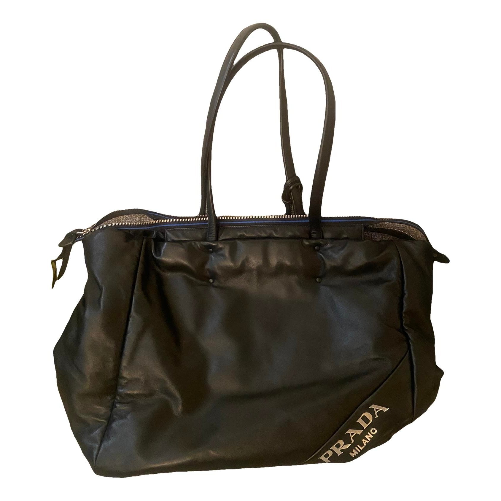 Leather tote