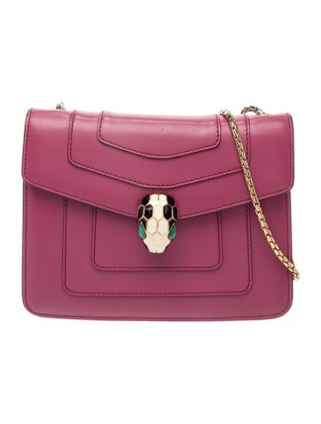 Leather Serpenti Forever Pochette