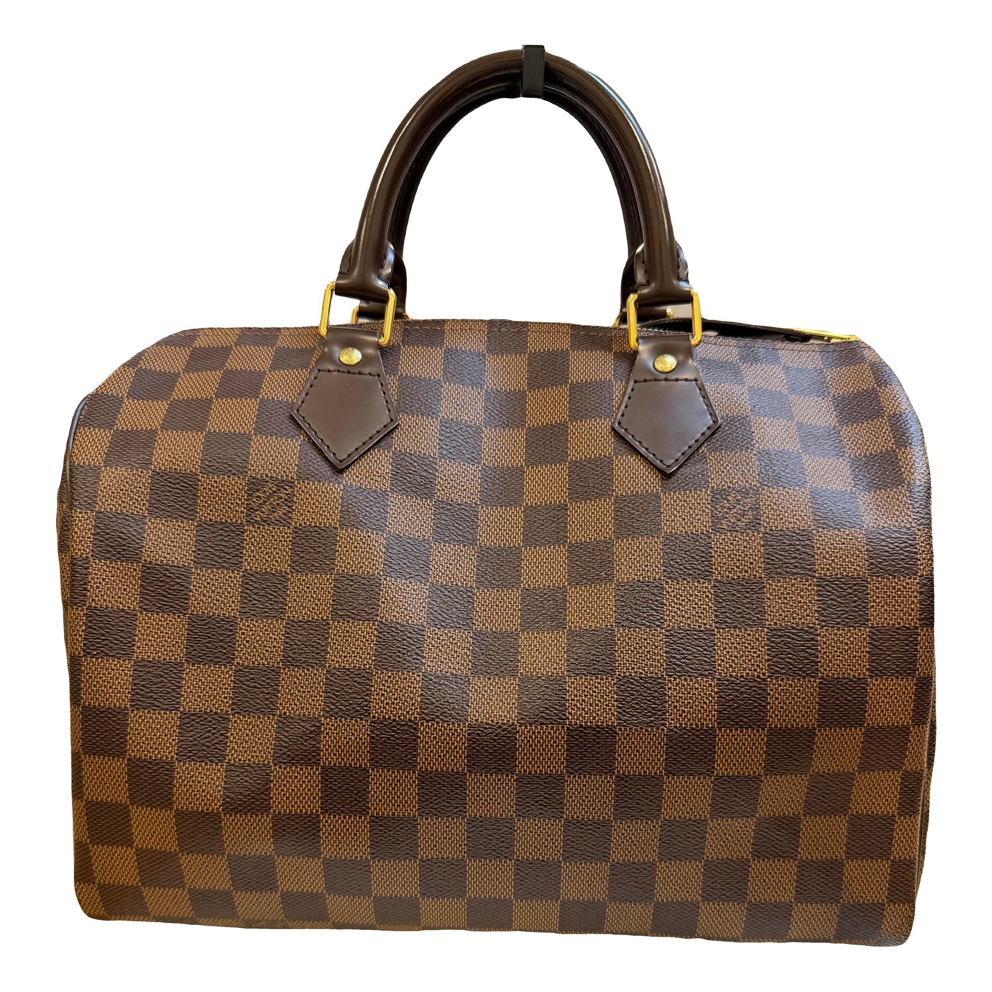 Speedy leather handbag