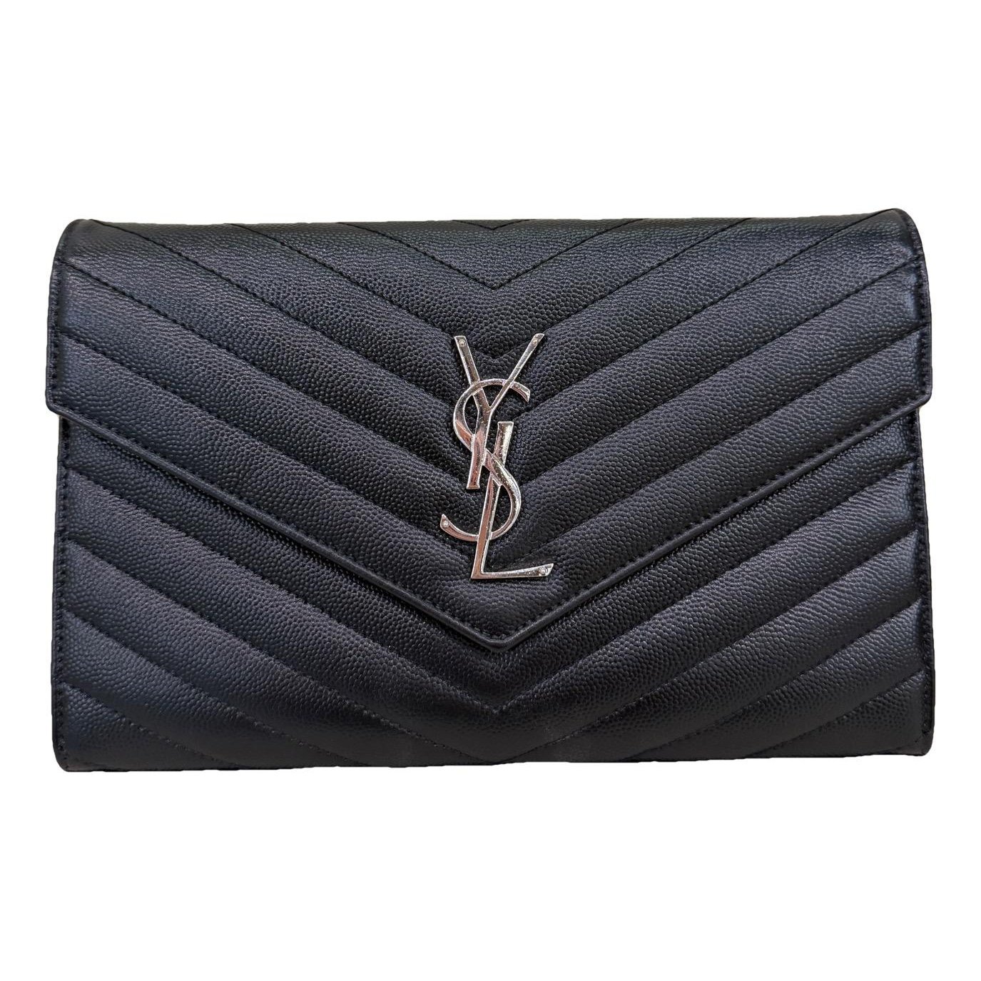 Envelope leather crossbody bag
