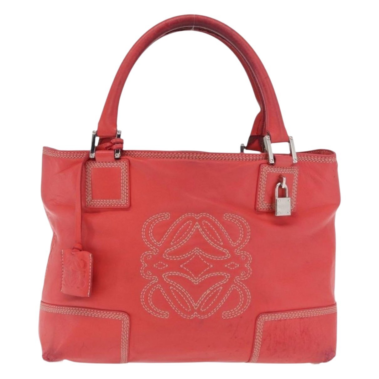 Anagram leather handbag