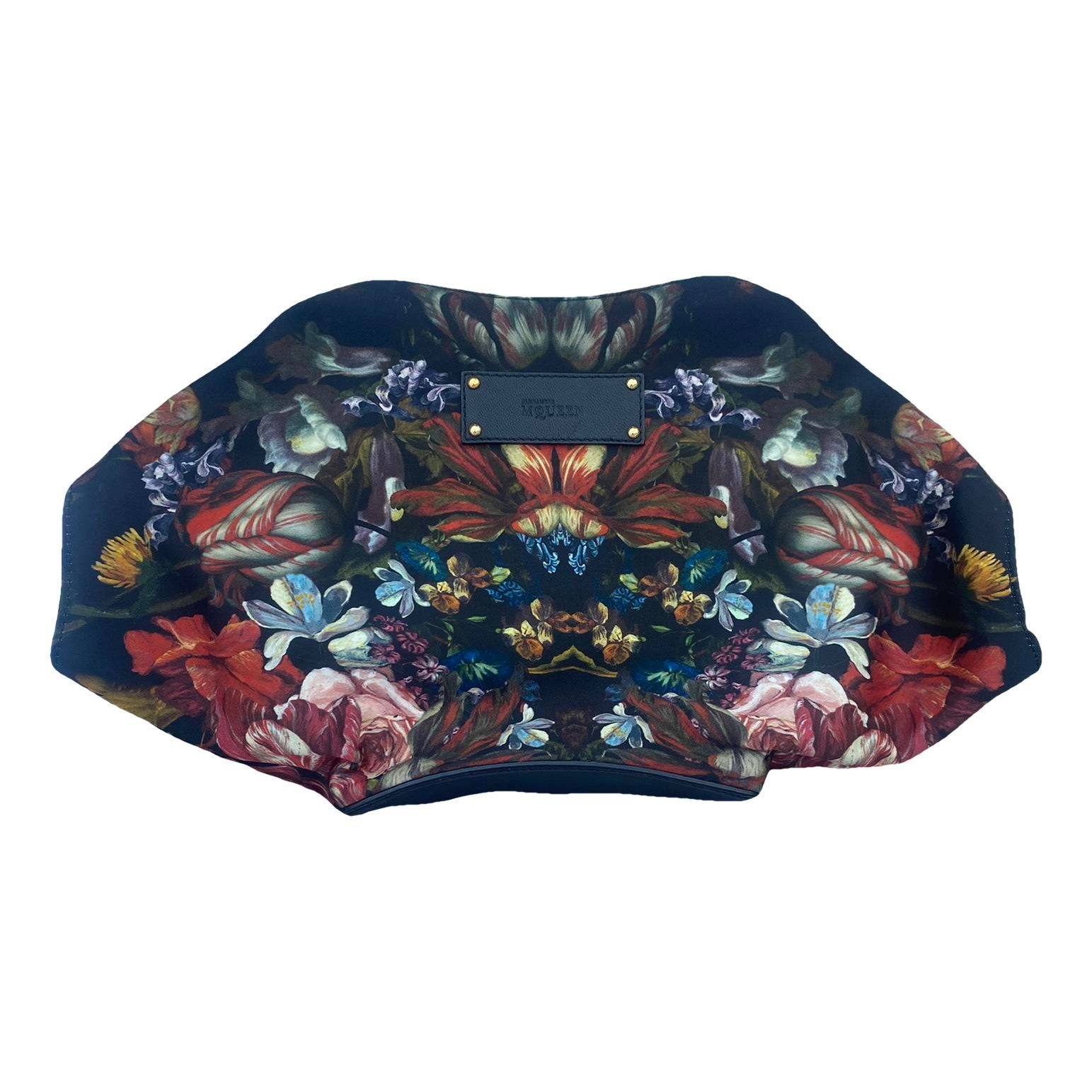 Alexander McQueen Manta silk handbag