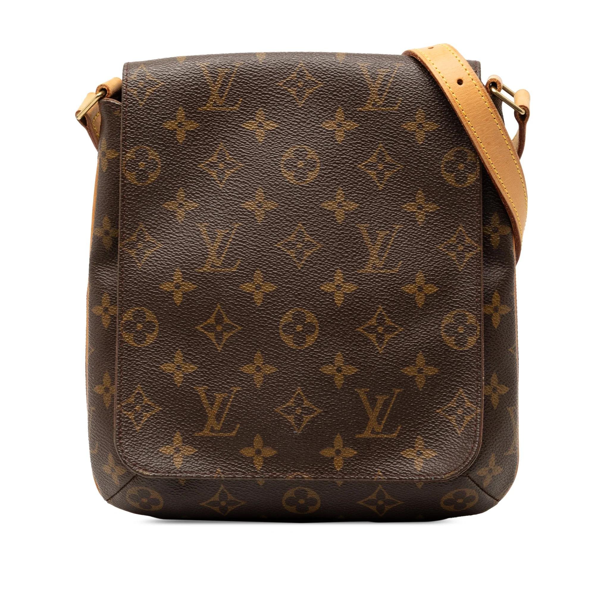 Musette cloth handbag